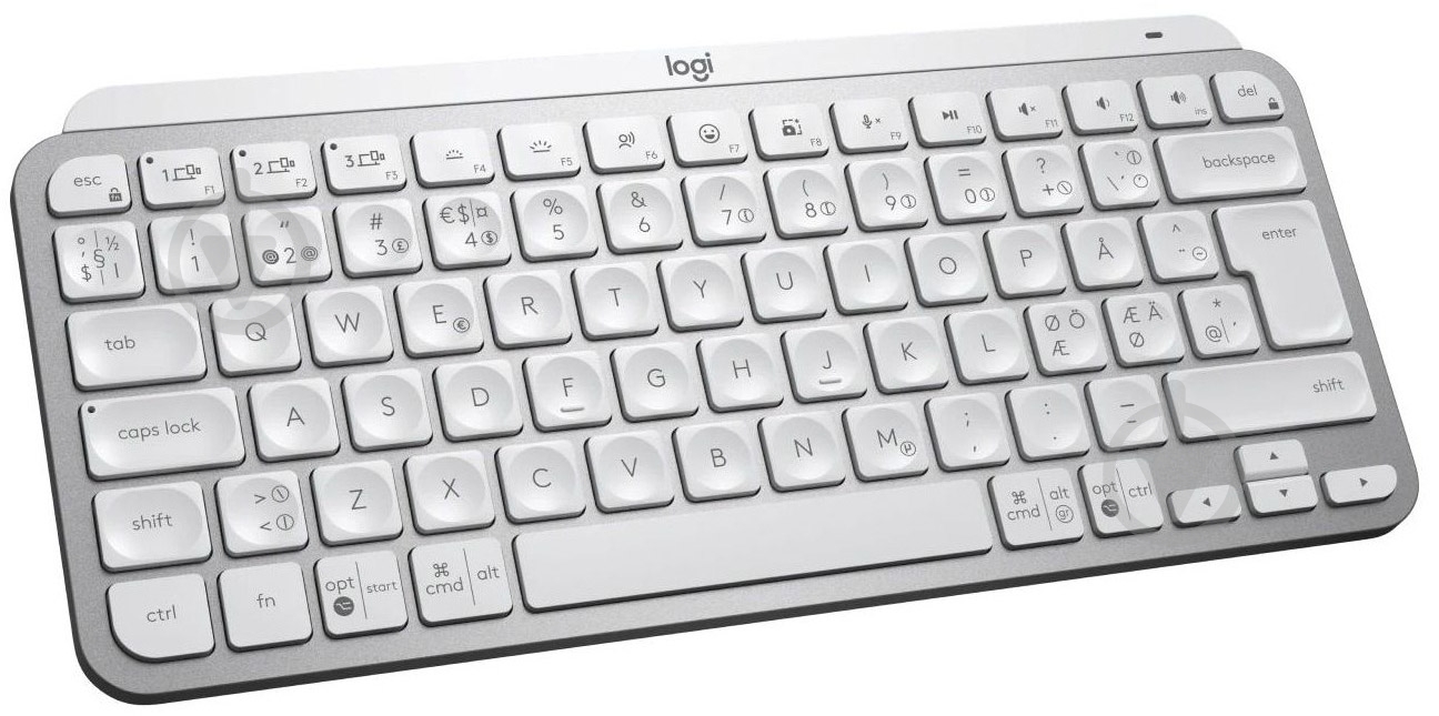 Клавіатура Logitech (920-010609) MX Keys Mini For Business Pale grey - фото 4
