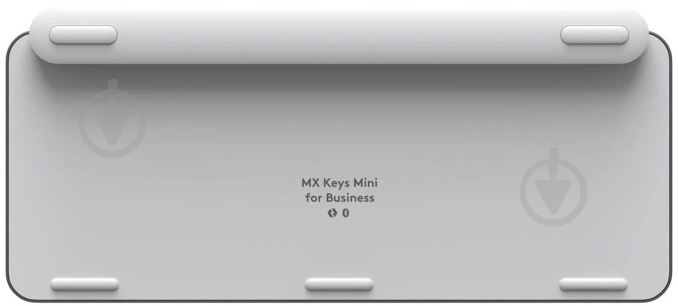 Клавіатура Logitech (920-010609) MX Keys Mini For Business Pale grey - фото 5