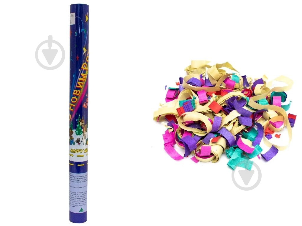 Хлопушка 60 см 400225 - фото 1 Хлопушка 60 см 400225 - фото 1