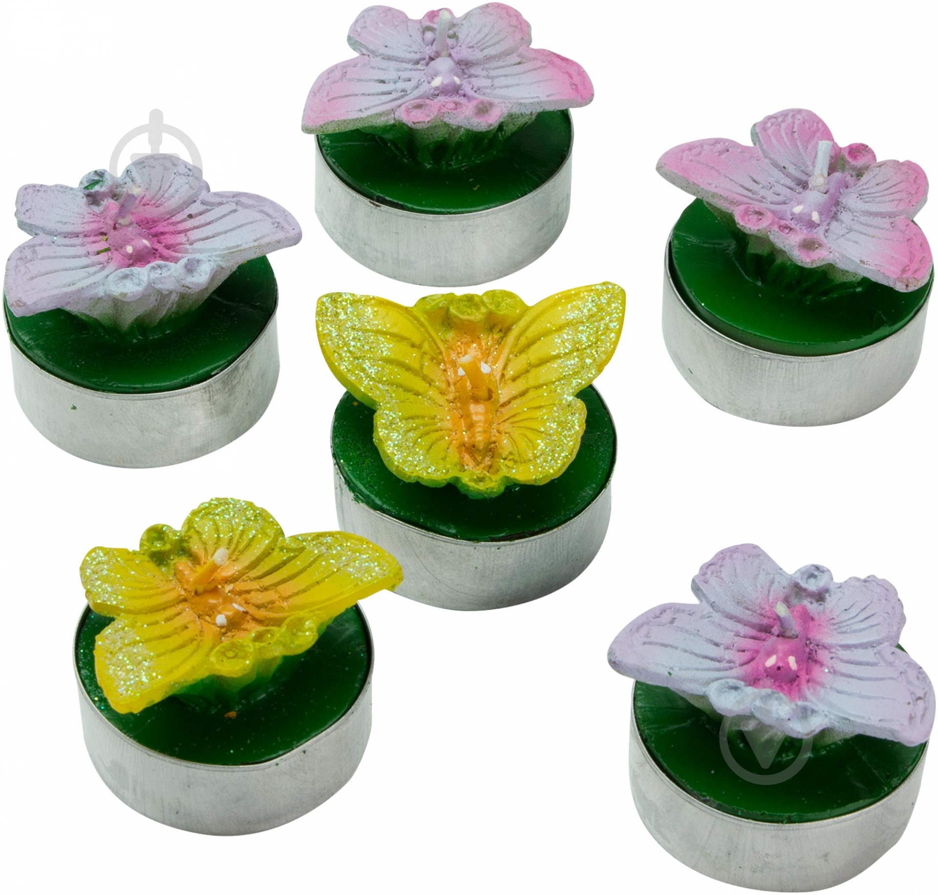 Набор свечей Бабочки 1U0765002 Acoola - фото 1 Набор свечей Бабочки 1U0765002 Acoola - фото 1