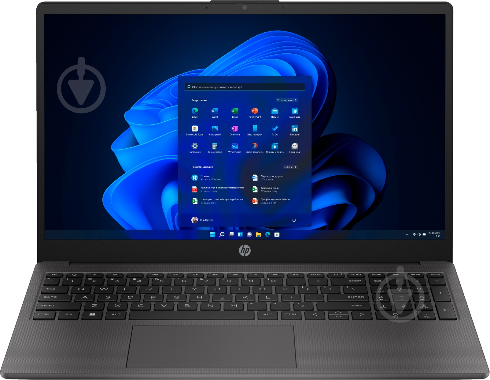 Ноутбук HP 250 G10 15,6" (725L0EA) dark ash silver - фото 1