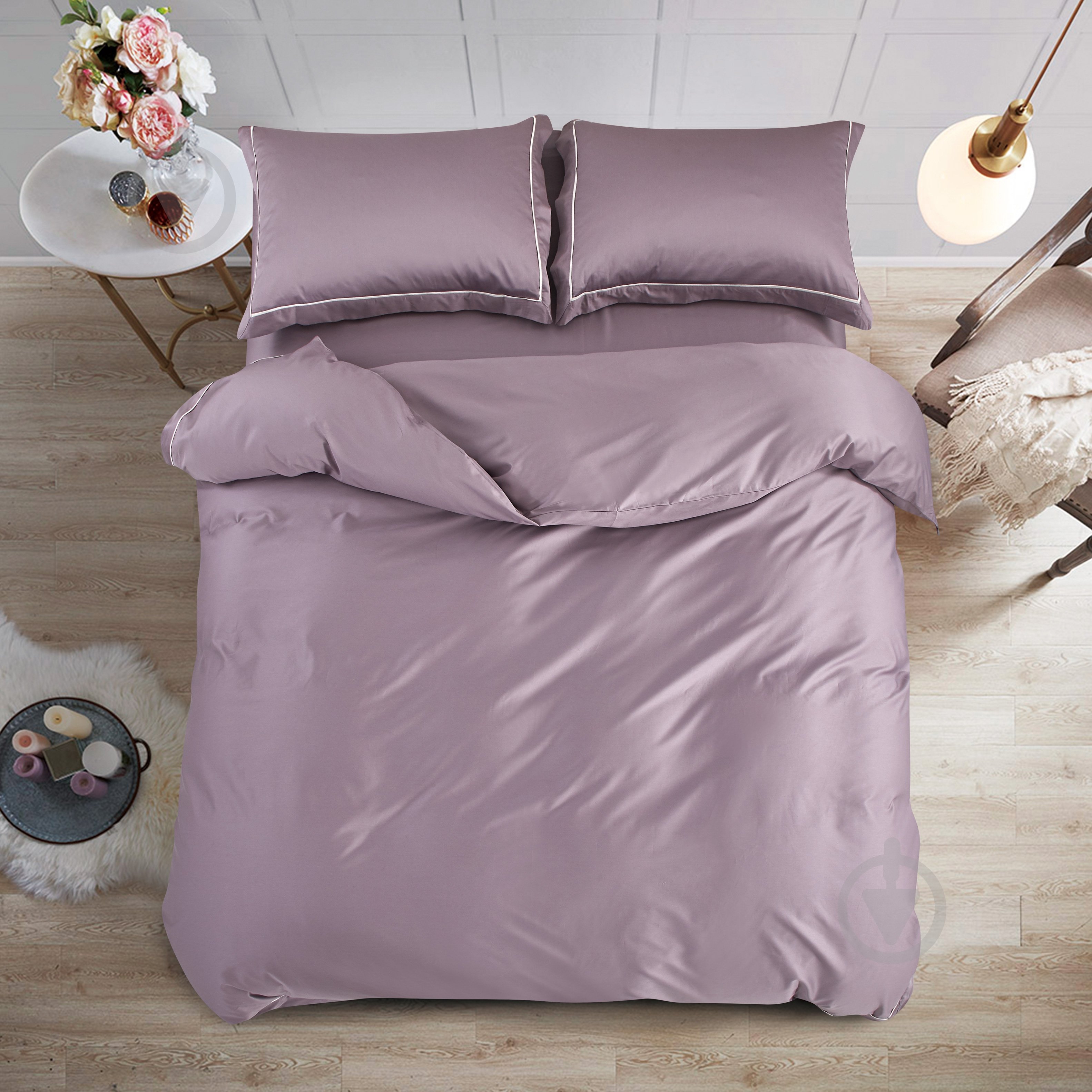 Підковдра Solid 200x220 см бузковий La Nuit - фото 1 Підковдра Solid 200x220 см бузковий La Nuit - фото 1