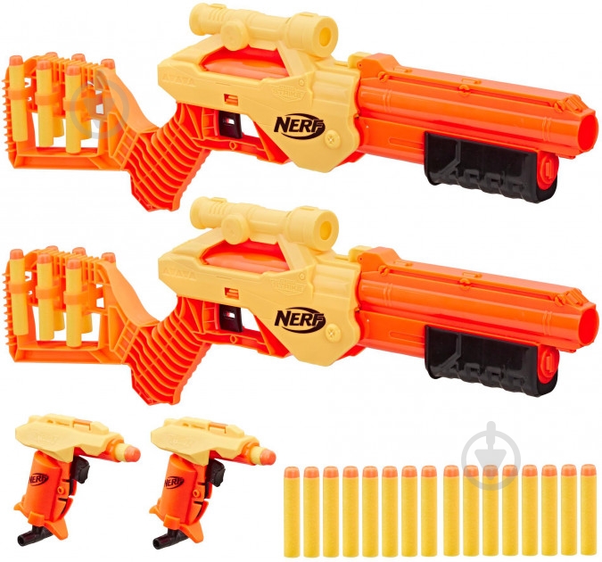 Бластер Nerf Wolf Alfa Strike LR-1 E7567 - фото 5 Бластер Nerf Wolf Alfa Strike LR-1 E7567 - фото 5