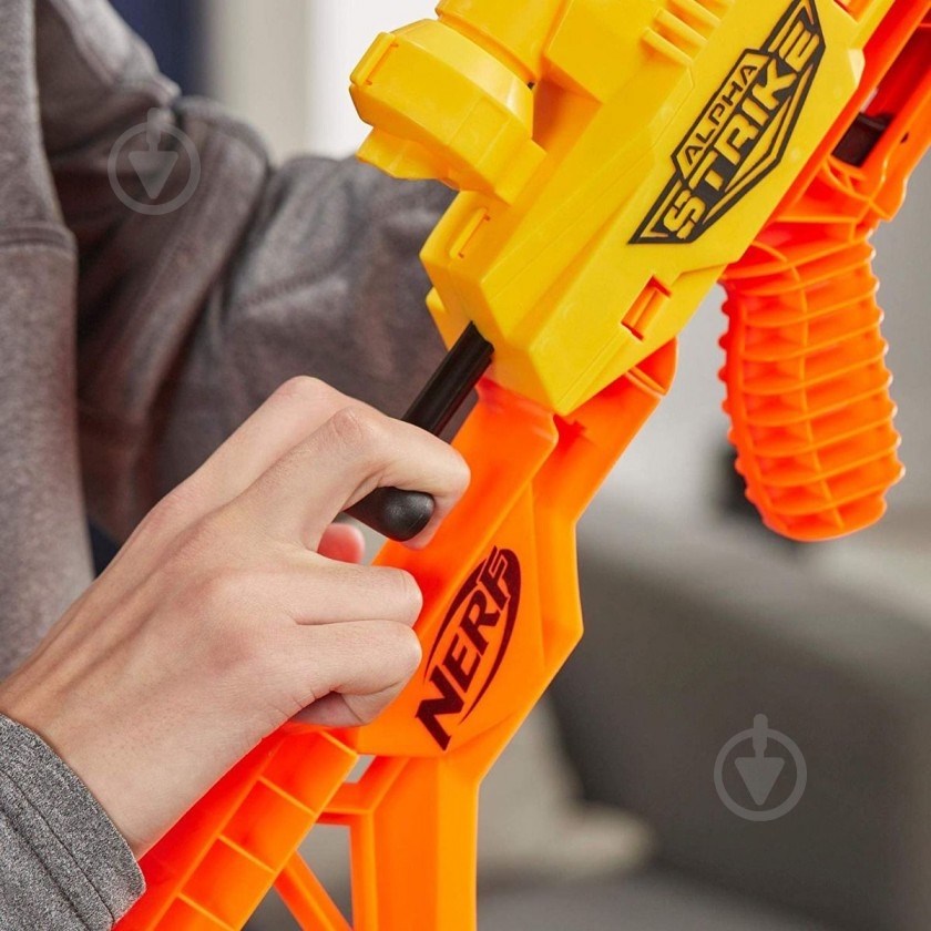 Бластер Nerf Wolf Alfa Strike LR-1 E7567 - фото 3 Бластер Nerf Wolf Alfa Strike LR-1 E7567 - фото 3