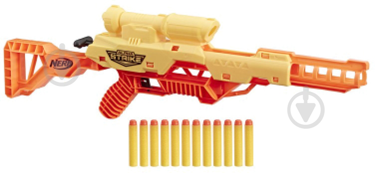 Бластер Nerf Wolf Alfa Strike LR-1 E7567 - фото 1 Бластер Nerf Wolf Alfa Strike LR-1 E7567 - фото 1