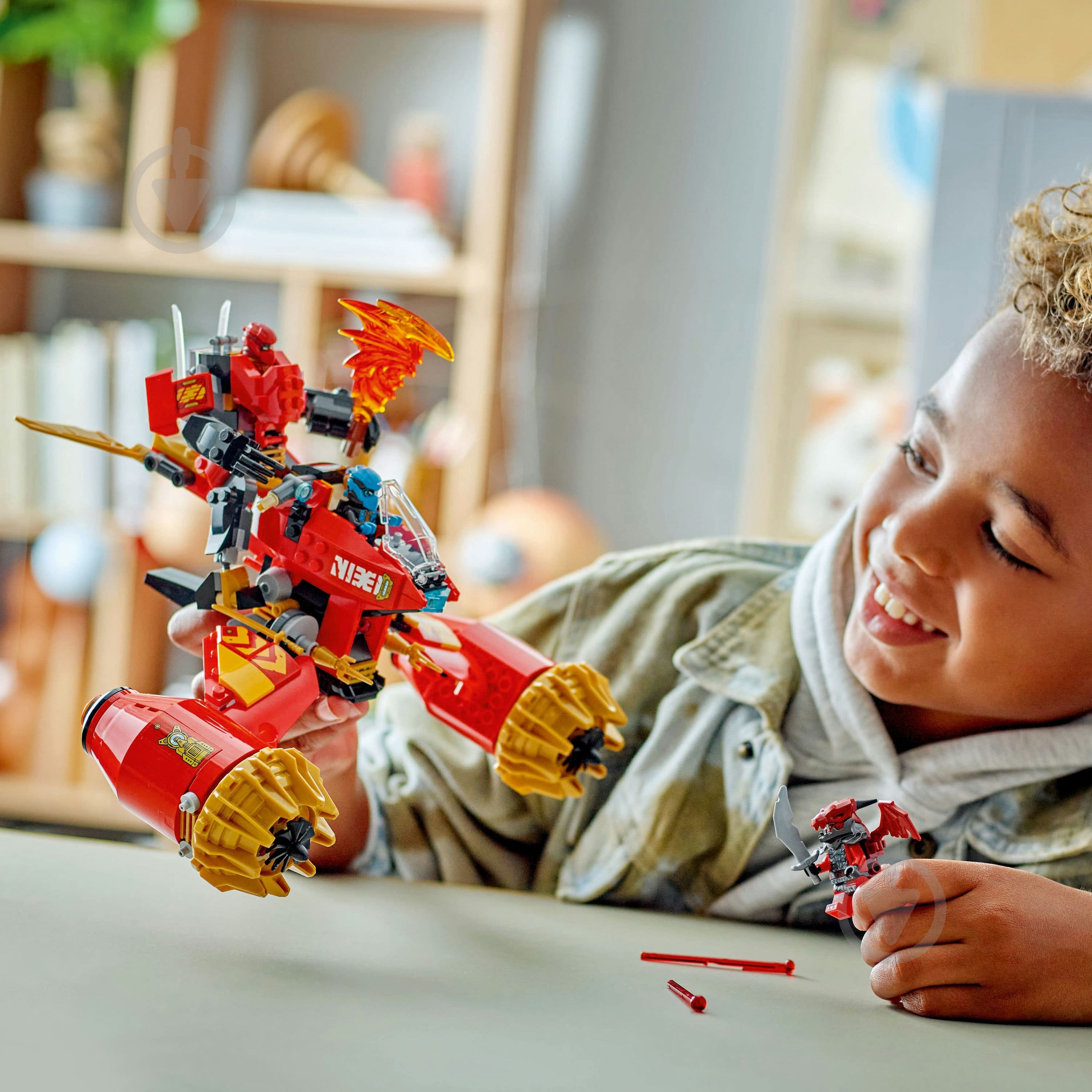 ᐉ Конструктор LEGO NINJAGO Штормовий робот-вершник Кая 71830
