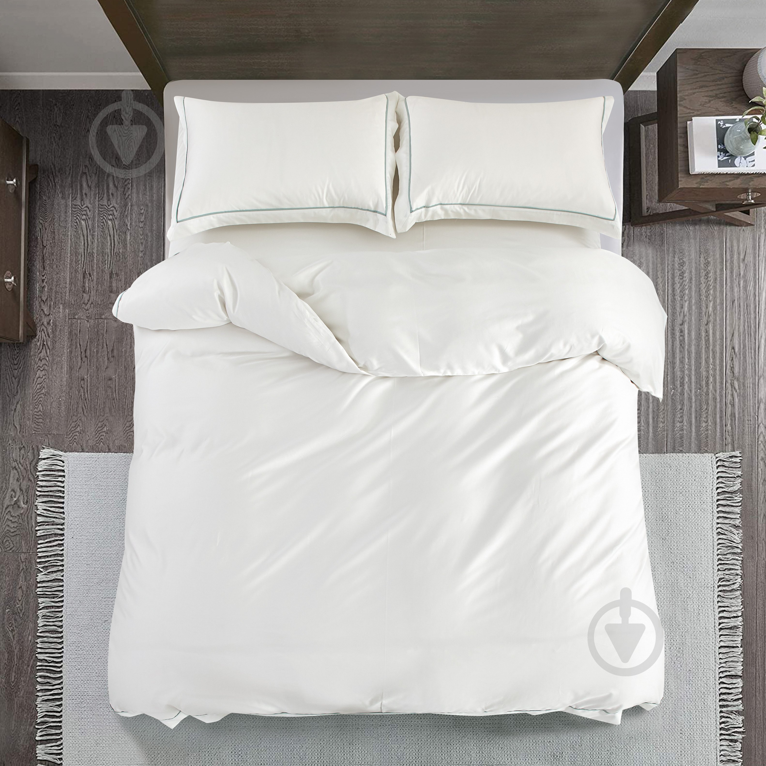 Пододеяльник Solid 200x220 см белый La Nuit - фото 1