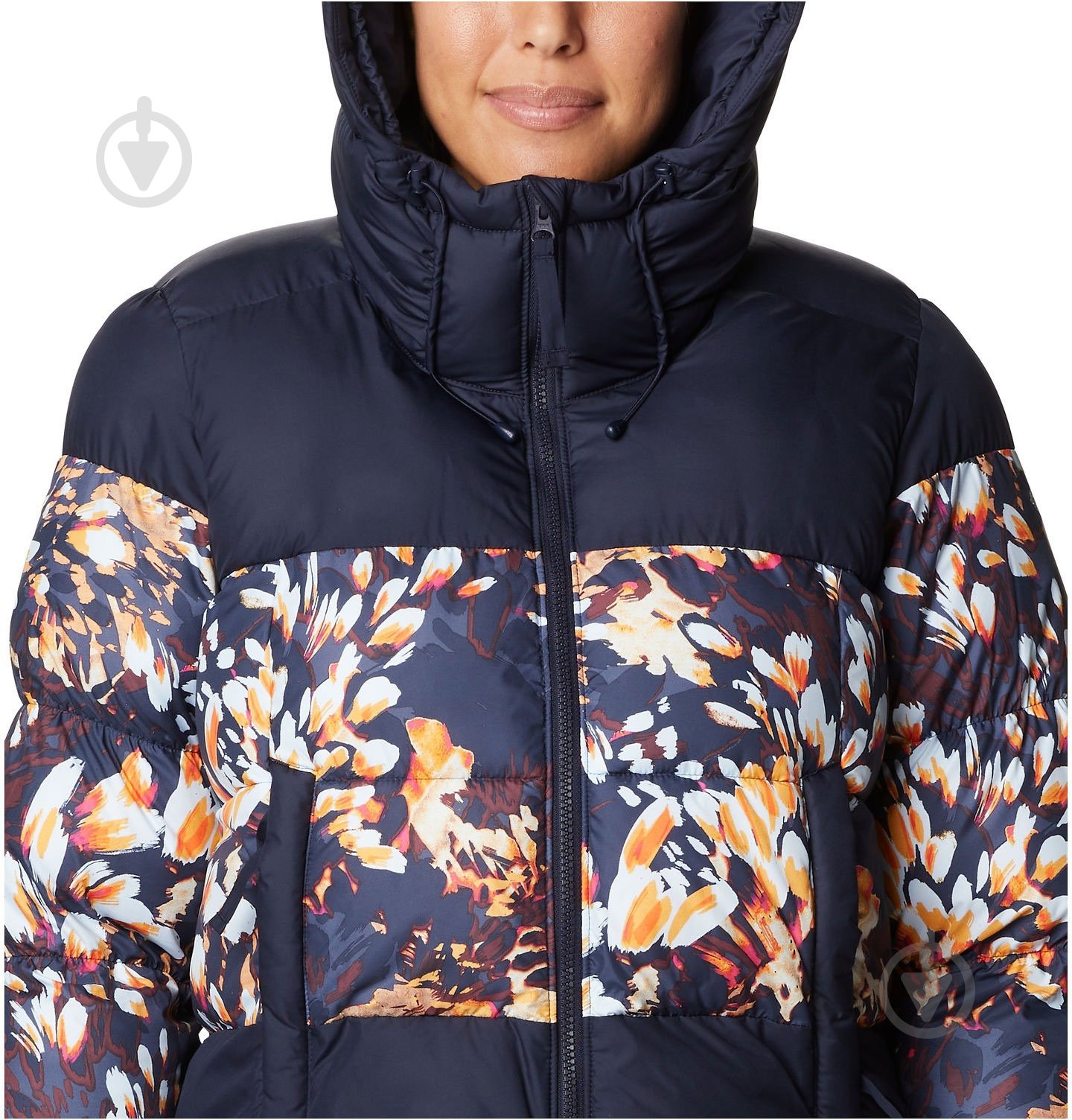 Куртка Columbia Pike Lake II Insulated 1909283 FD.474/d.nocturnal/print р.XS синяя - фото 4 Куртка Columbia Pike Lake II Insulated 1909283 FD.474/d.nocturnal/print р.XS синяя - фото 4