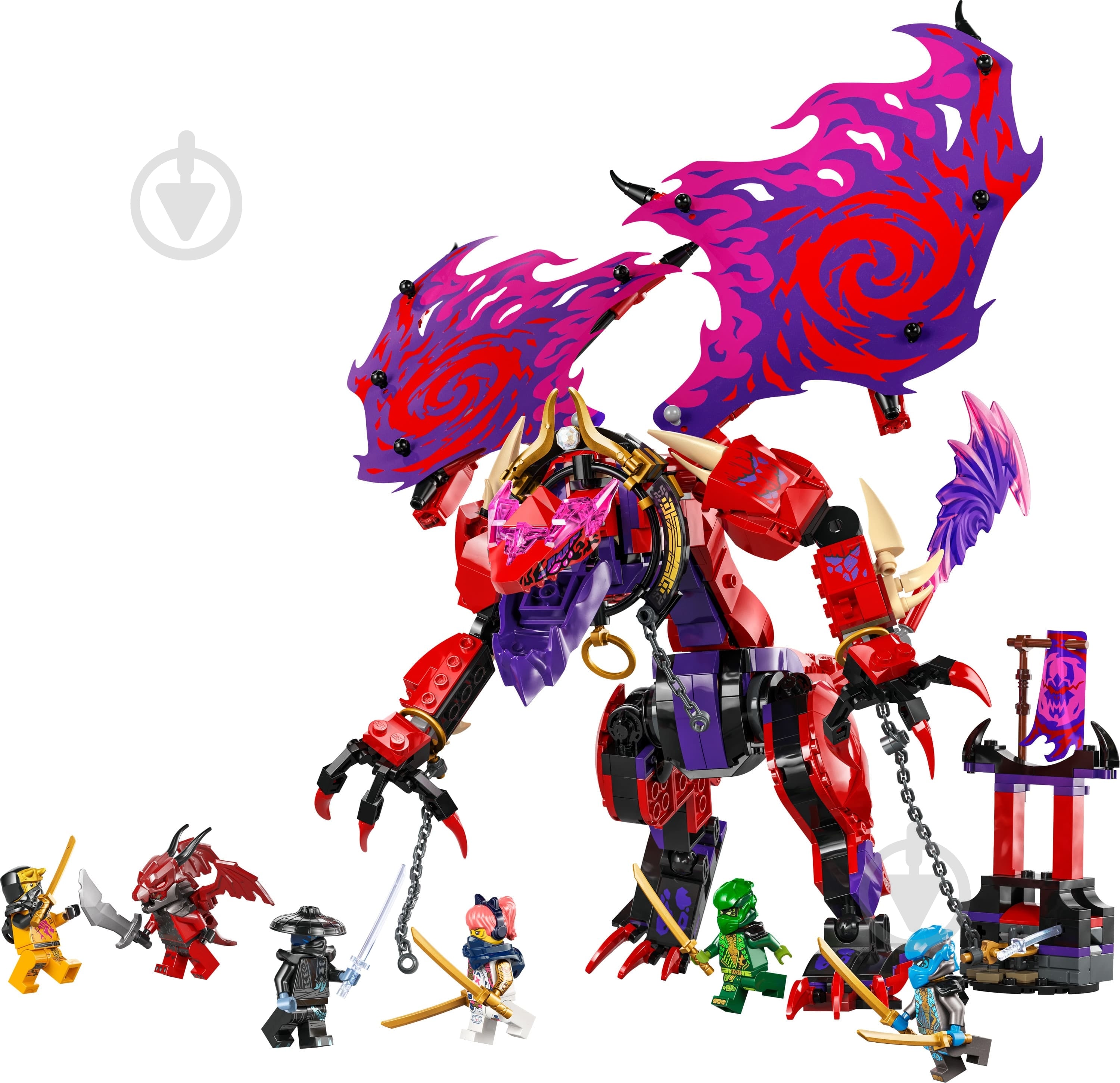 ᐉ Конструктор LEGO NINJAGO Громовержець Дракон Хаосу 71832