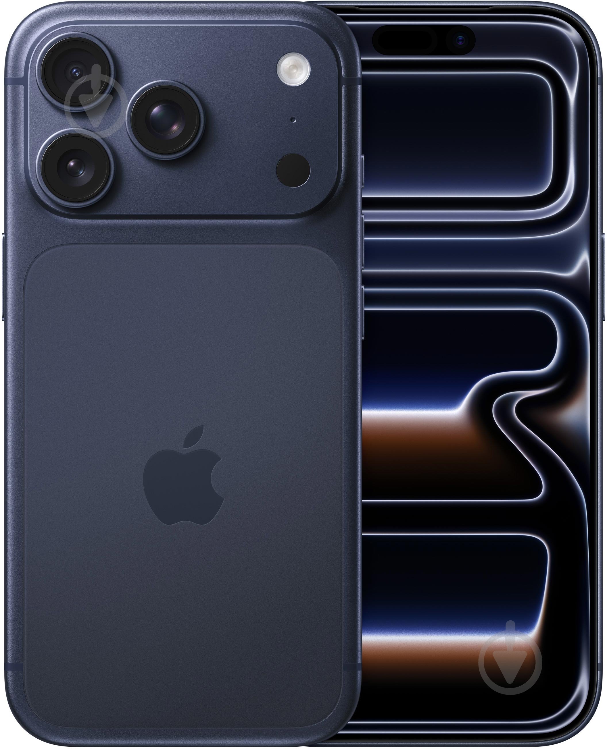 Смартфон Apple iPhone 17 Pro 1TB Deep Blue (MG8R4AF/A) - фото 1