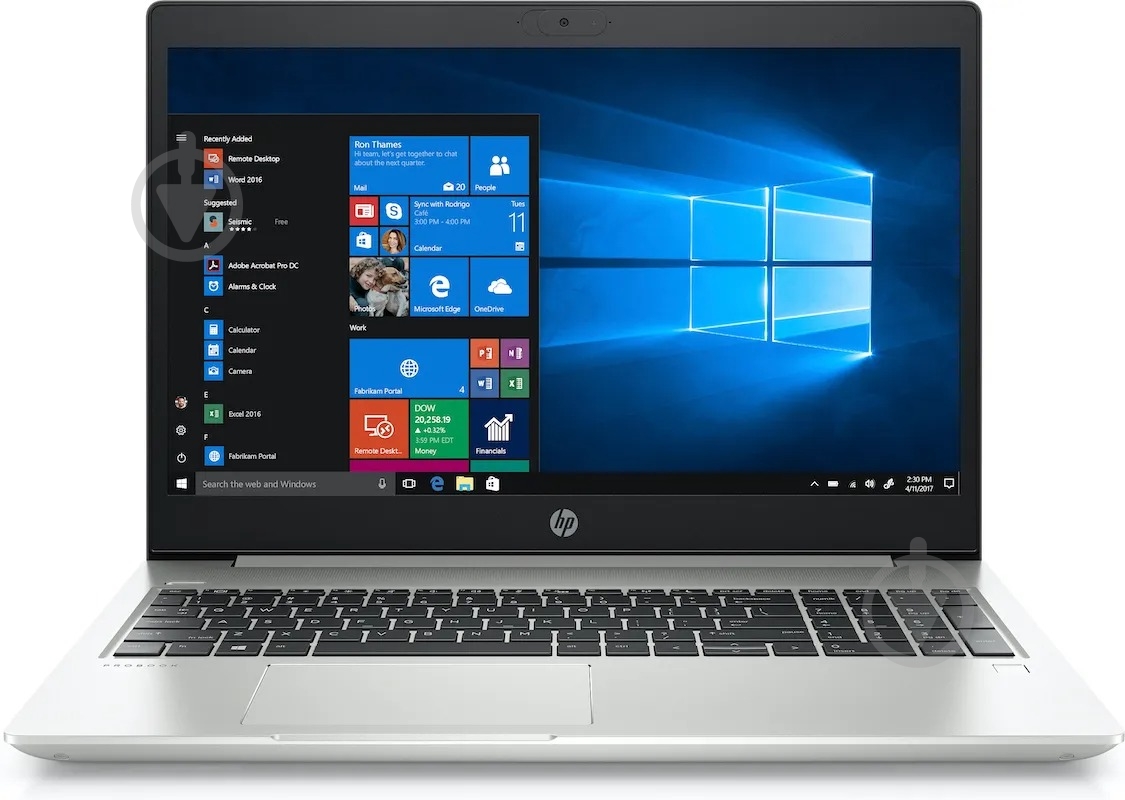 Ноутбук HP ProBook 450 G7 15,6 (9VZ29EA) silver - фото 1