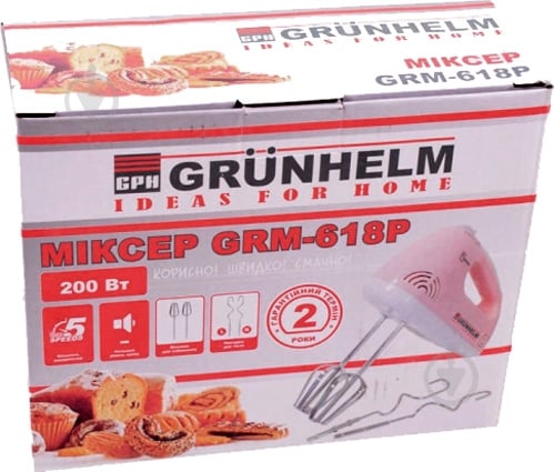 Миксер Grunhelm GRM 618 P - фото 2
