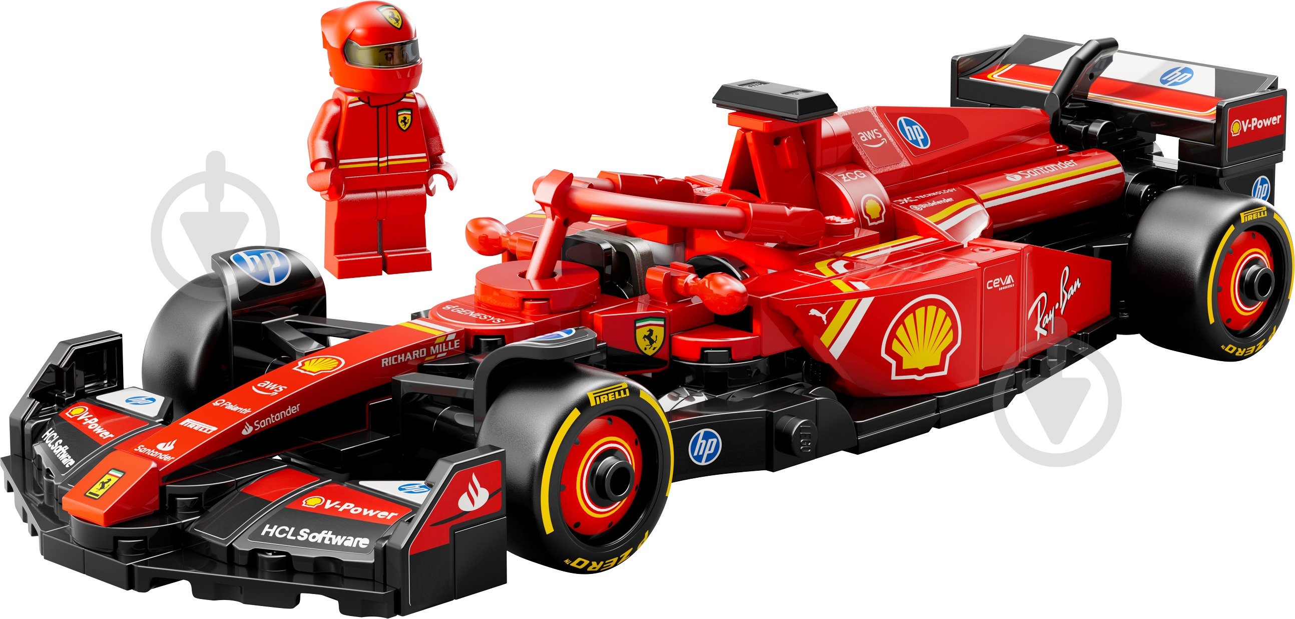Конструктор LEGO Speed Champions Автомобіль для перегонів F1® Ferrari SF-24 77242 - фото 3