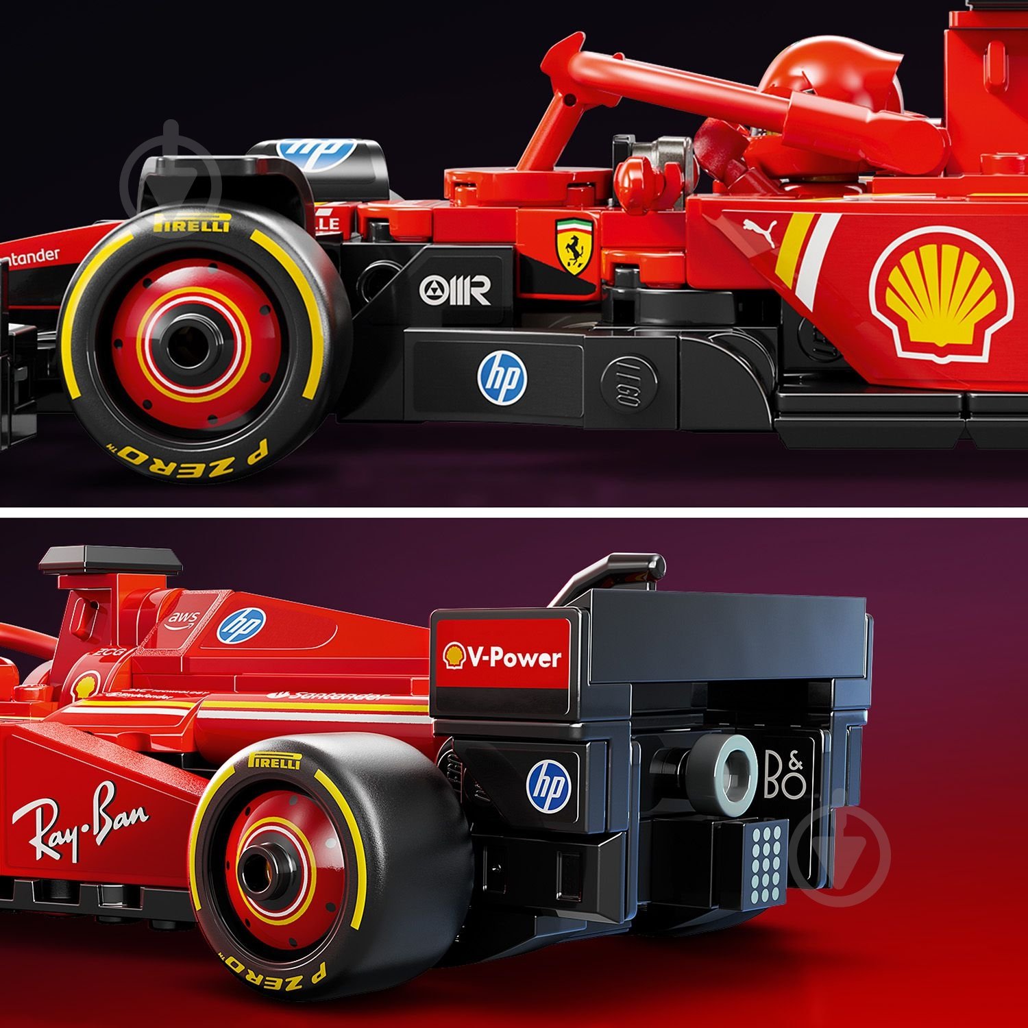 Конструктор LEGO Speed Champions Автомобіль для перегонів F1® Ferrari SF-24 77242 - фото 9