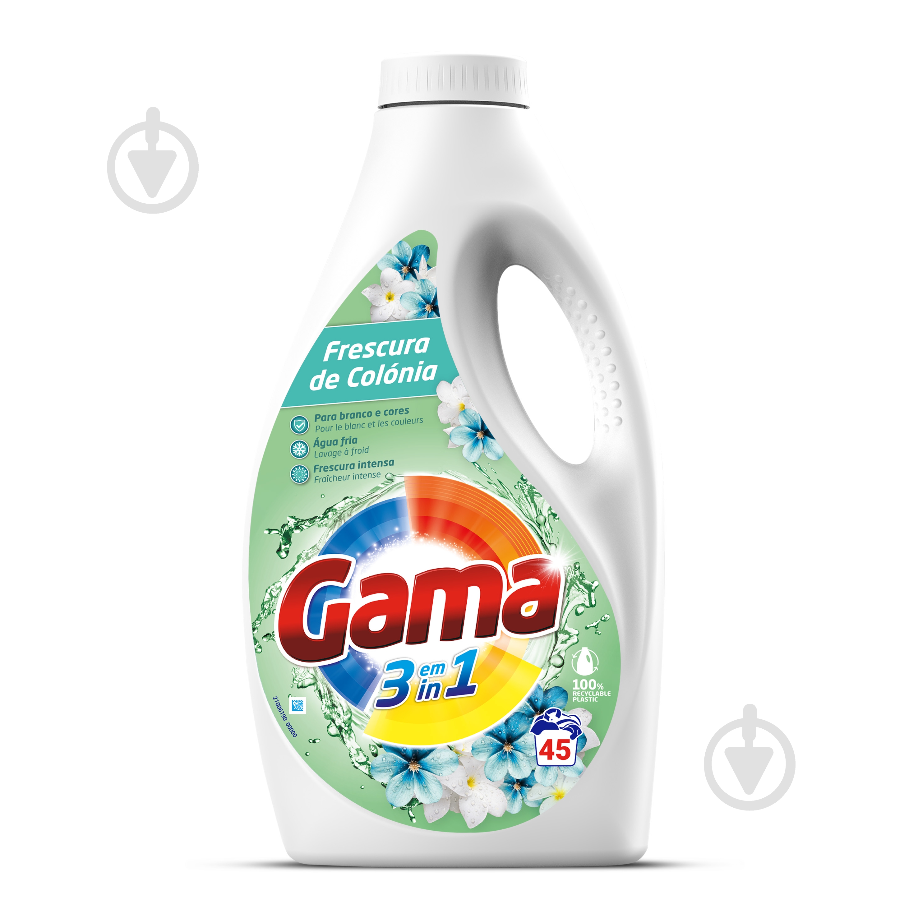Гель для машинной и ручной стирки Gama Frescura de Colonia Интенсивная свежесть 1,98 л - фото 1