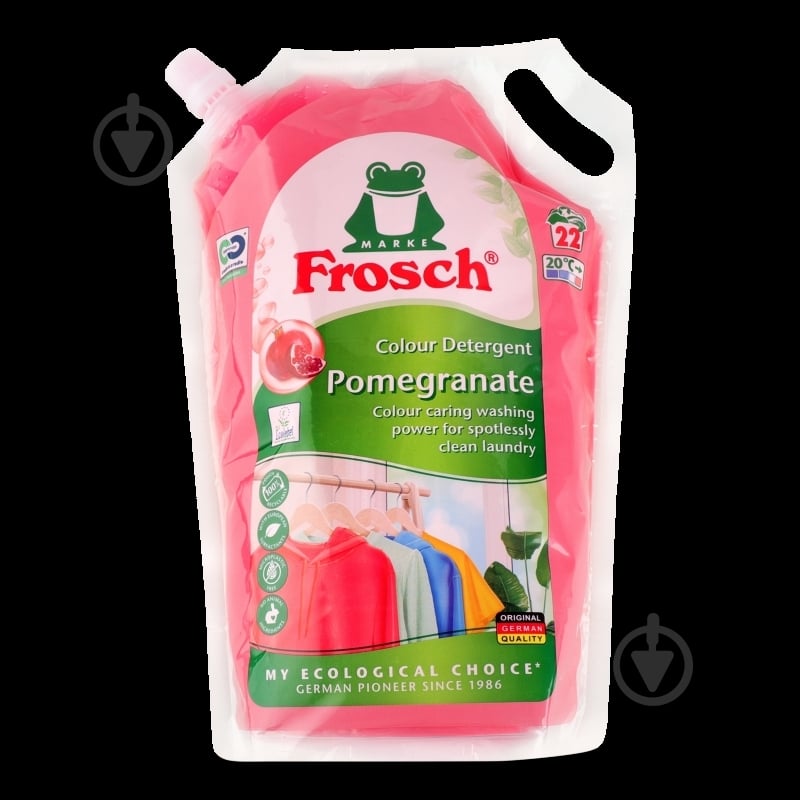 Рідкий засіб для машинного та ручного прання Frosch Колор Гранат 1,5 л - фото 4