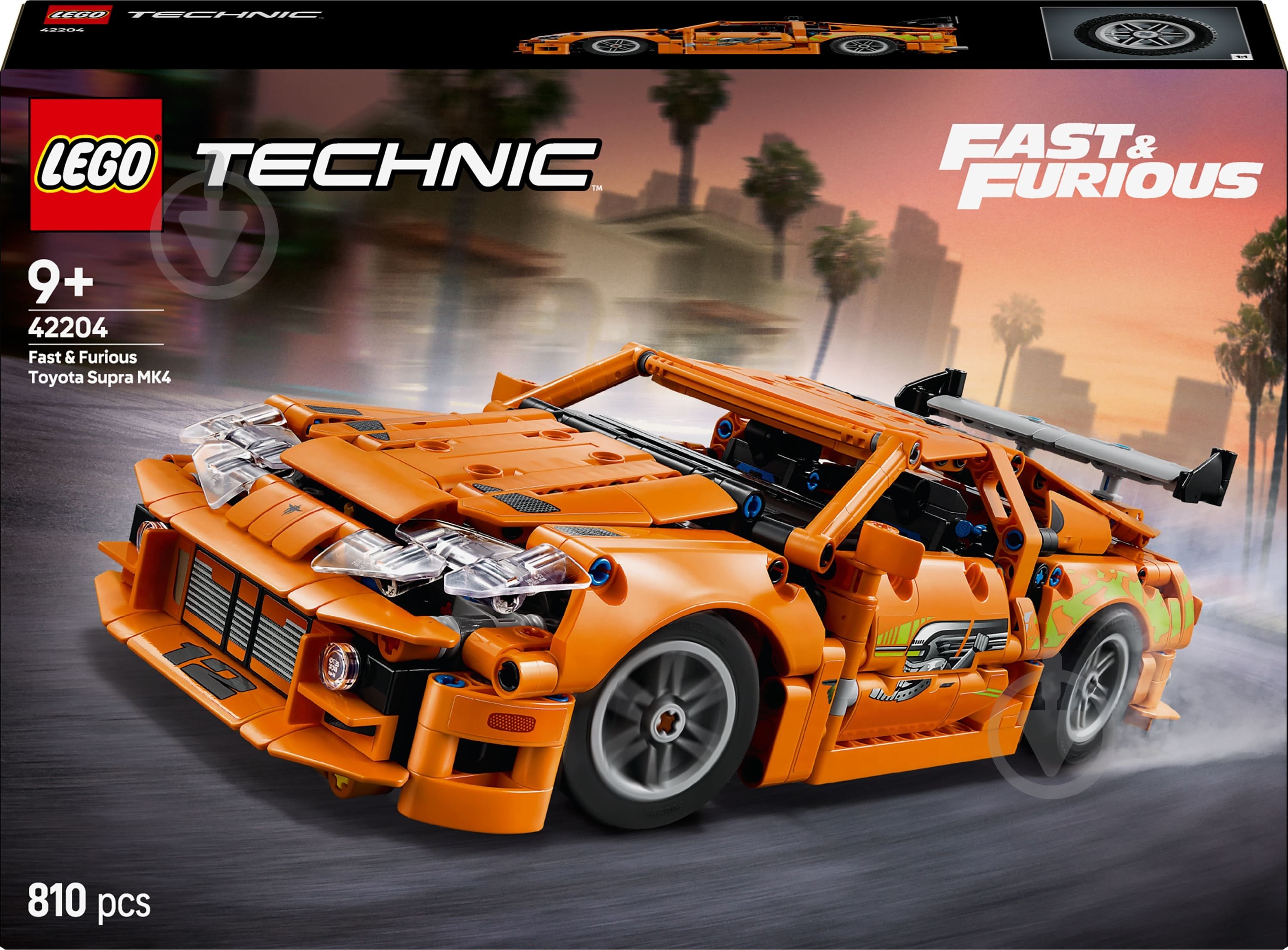 Конструктор LEGO Technic Fast and Furious Toyota Supra MK4 42204 - фото 1