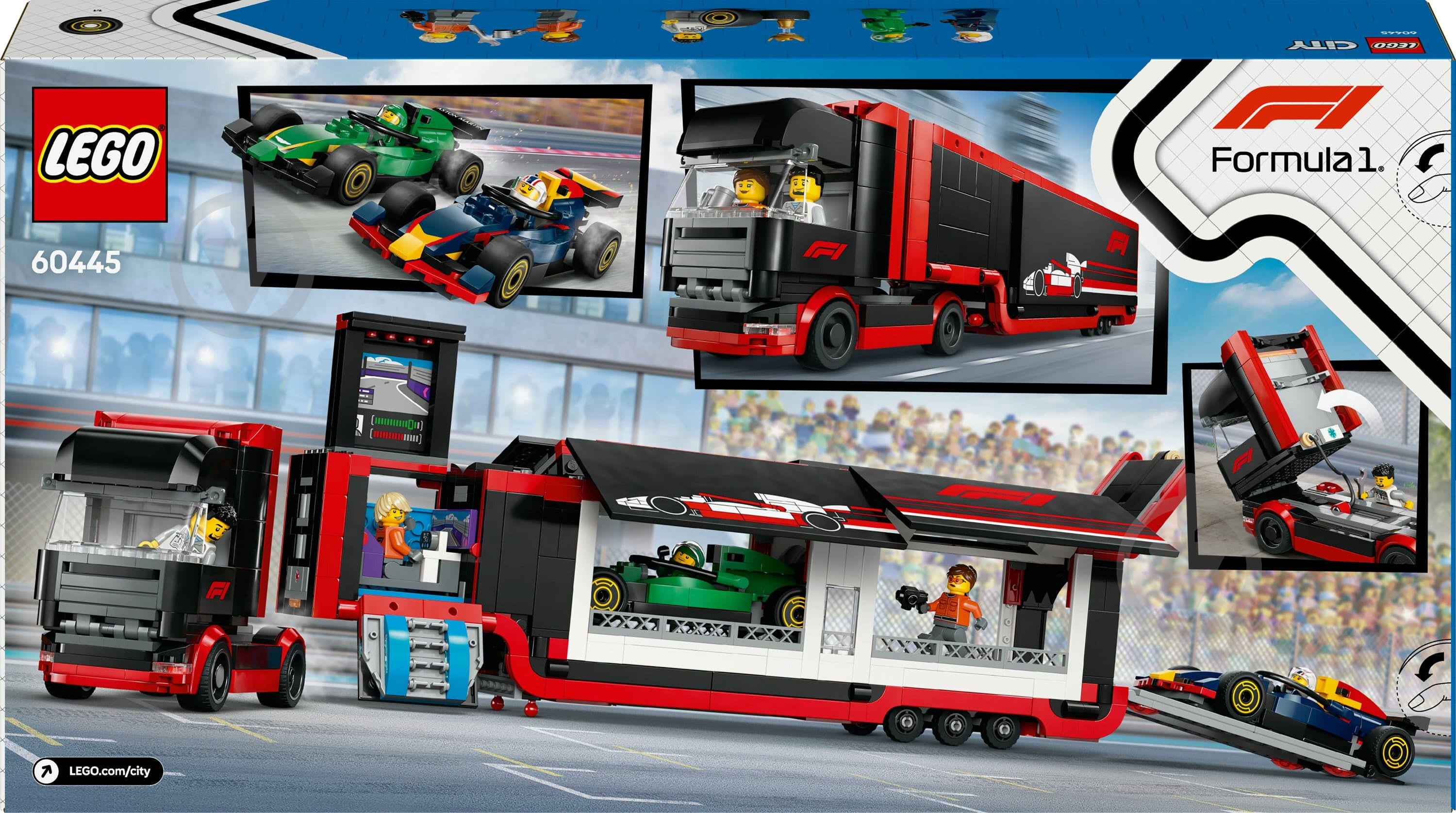 Ebisuyxオーダーページ LEGO City Вантажівка F1 з автомобілями RB20 та AMR24 60445 купити