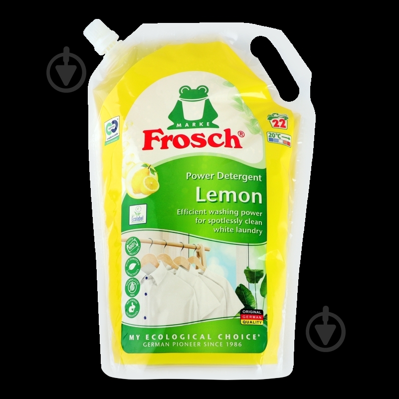 Рідкий засіб для машинного та ручного прання Frosch Лимон 1,5 л - фото 4