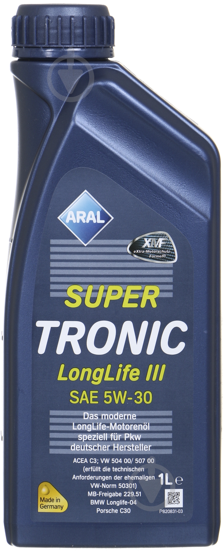 Моторна олива синтетична ARAL SuperTronic LongLife III 5W-30 1 л (AR-20478) - фото 1 Моторна олива синтетична ARAL SuperTronic LongLife III 5W-30 1 л (AR-20478) - фото 1