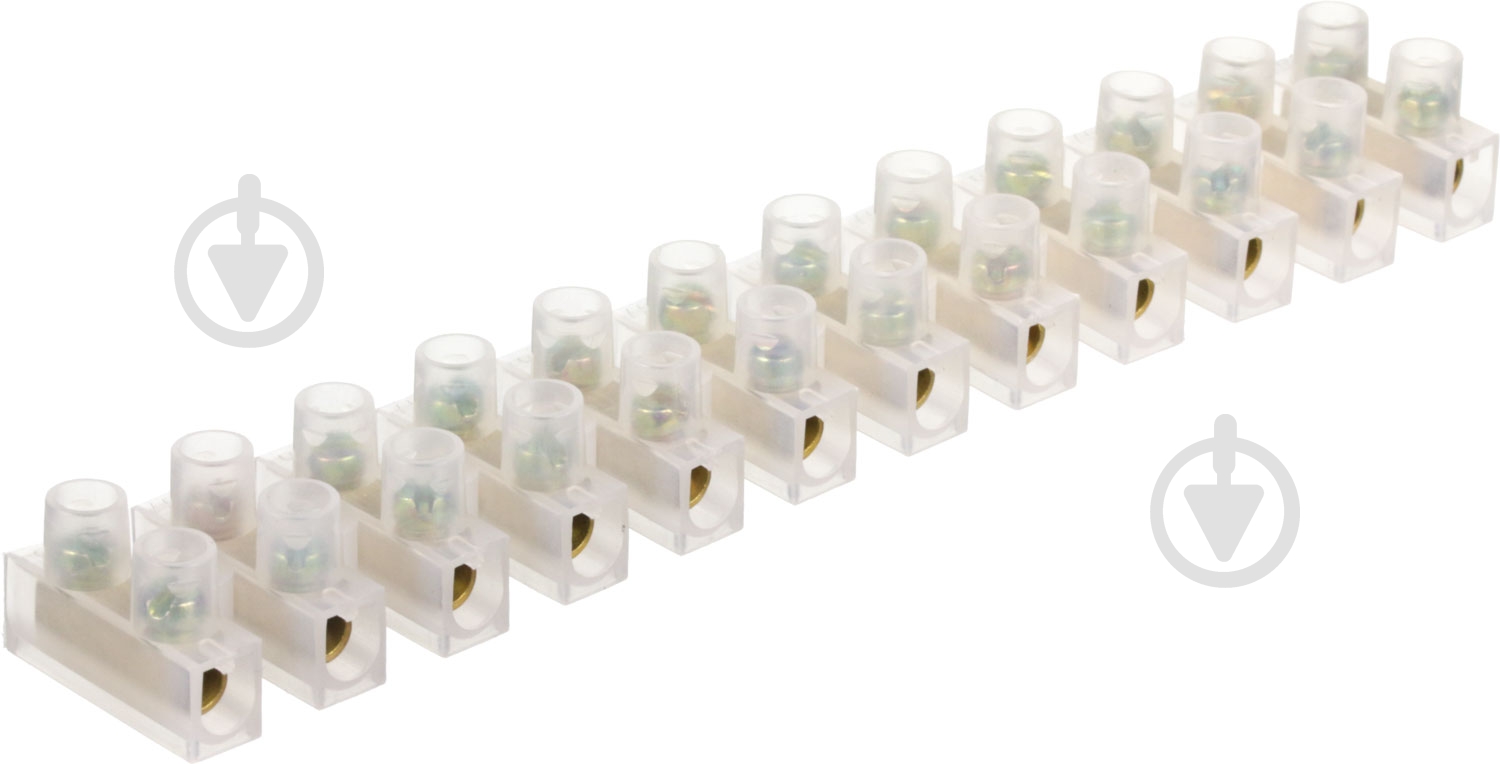 Колодка клеммная UP! (Underprice) 16 A 12x12 кв.мм белый - фото 1 Колодка клеммная UP! (Underprice) 16 A 12x12 кв.мм белый - фото 1