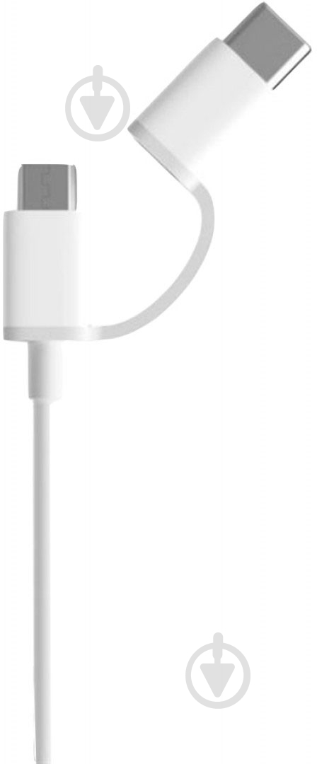 Кабель Xiaomi USB Type-CUSB – microUSB 1 м білий (338004) mi 2in1 - фото 2