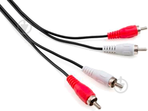 Кабель мультимедийный Vinga 2RCA – 2RCA 1,8 м черный (VCP2RCA1.8) - фото 2
