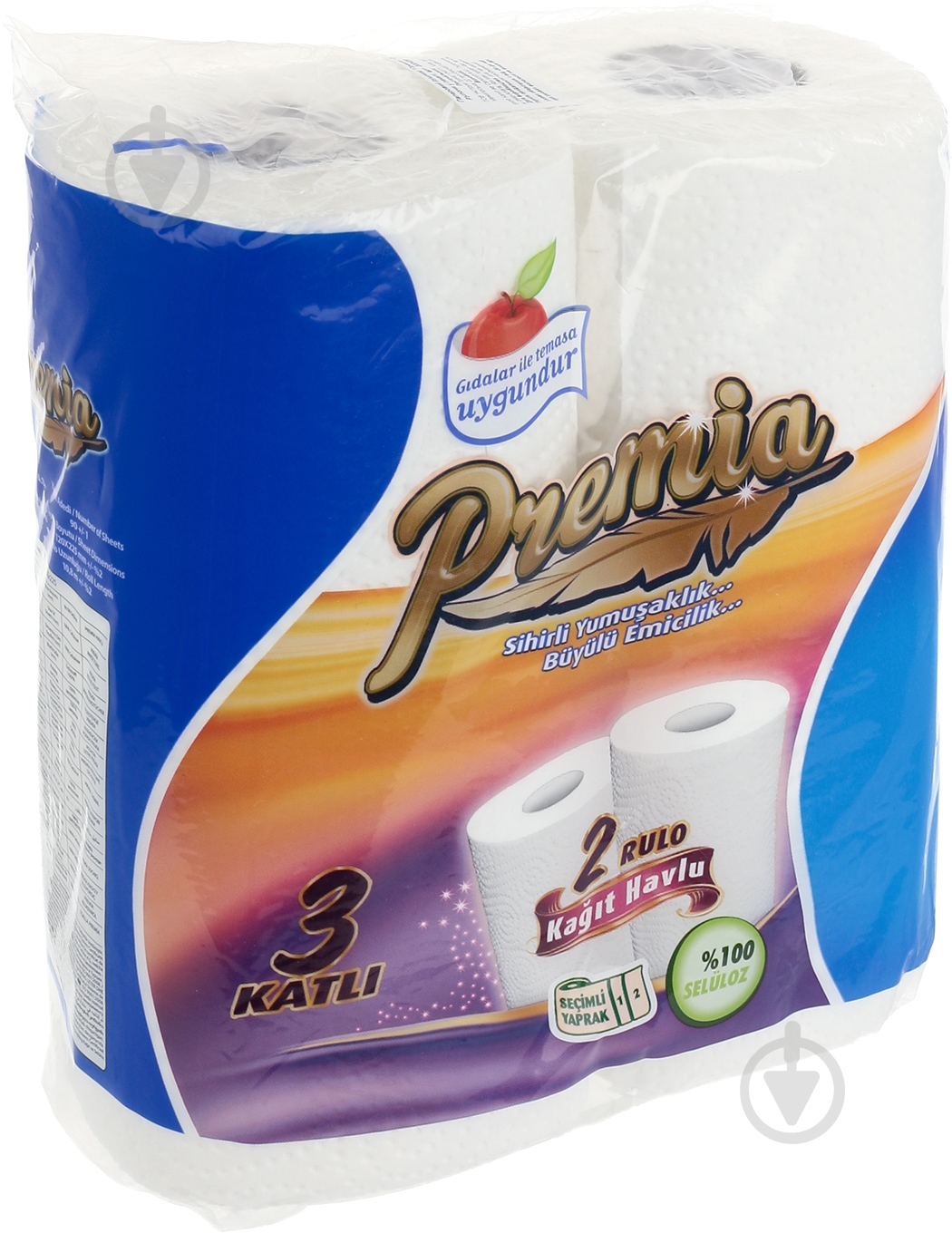 Бумажные полотенца PREMIA трехслойная 2 шт. - фото 1 Бумажные полотенца PREMIA трехслойная 2 шт. - фото 1