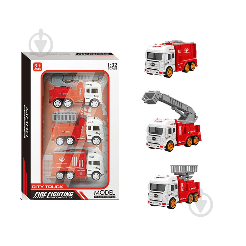Игровой набор машинок 1:32 JW567-002 - фото 1