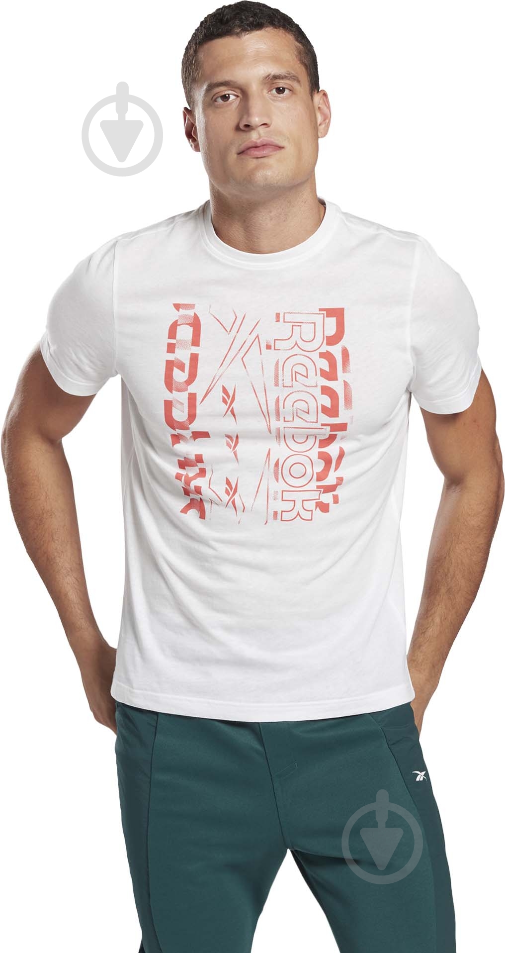 Футболка Reebok VECTOR GRAPHIC TEE GL3162 р.M белый - фото 2 Футболка Reebok VECTOR GRAPHIC TEE GL3162 р.M белый - фото 2