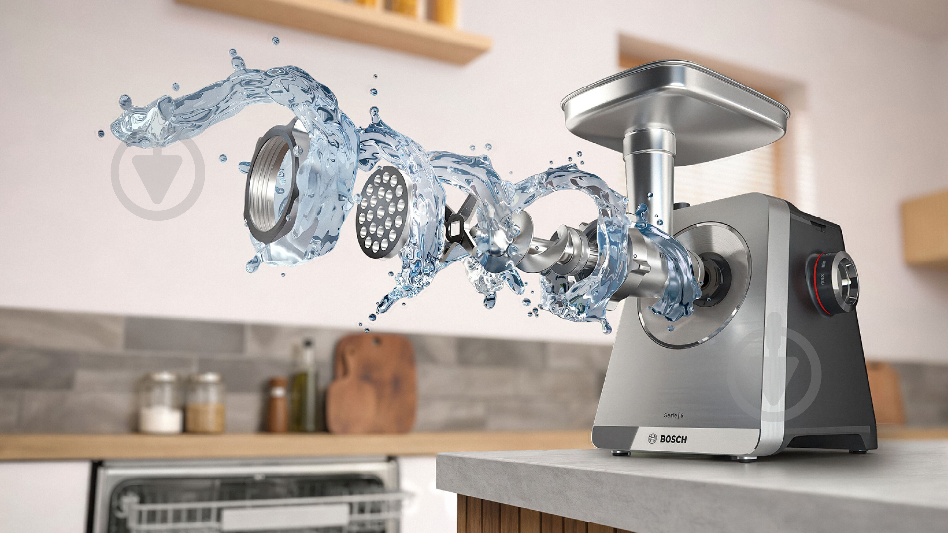 М'ясорубка Bosch MultiPower Серія 8 MFWS820M - фото 9