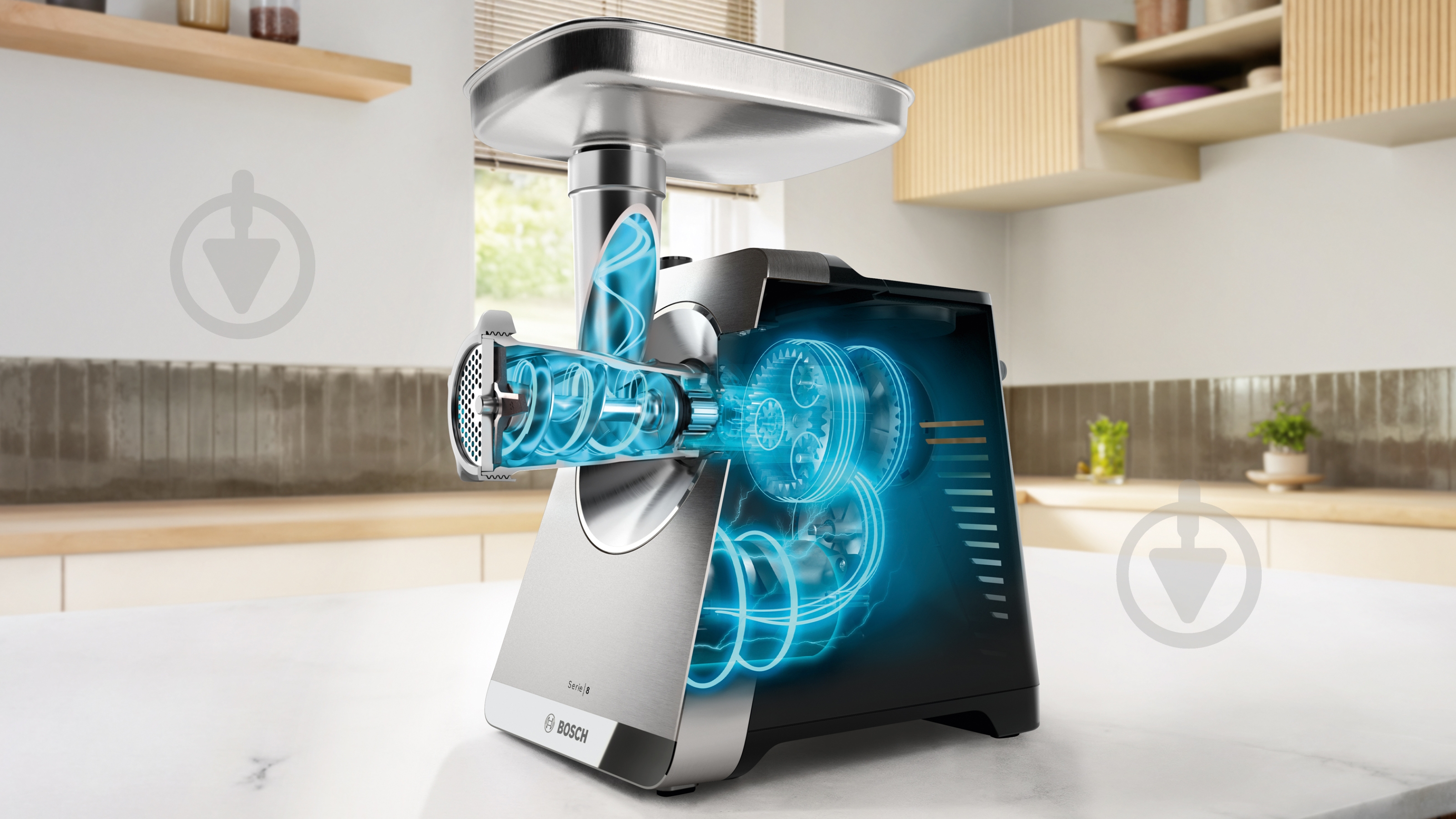 М'ясорубка Bosch MultiPower Серія 8 MFWS820M - фото 4