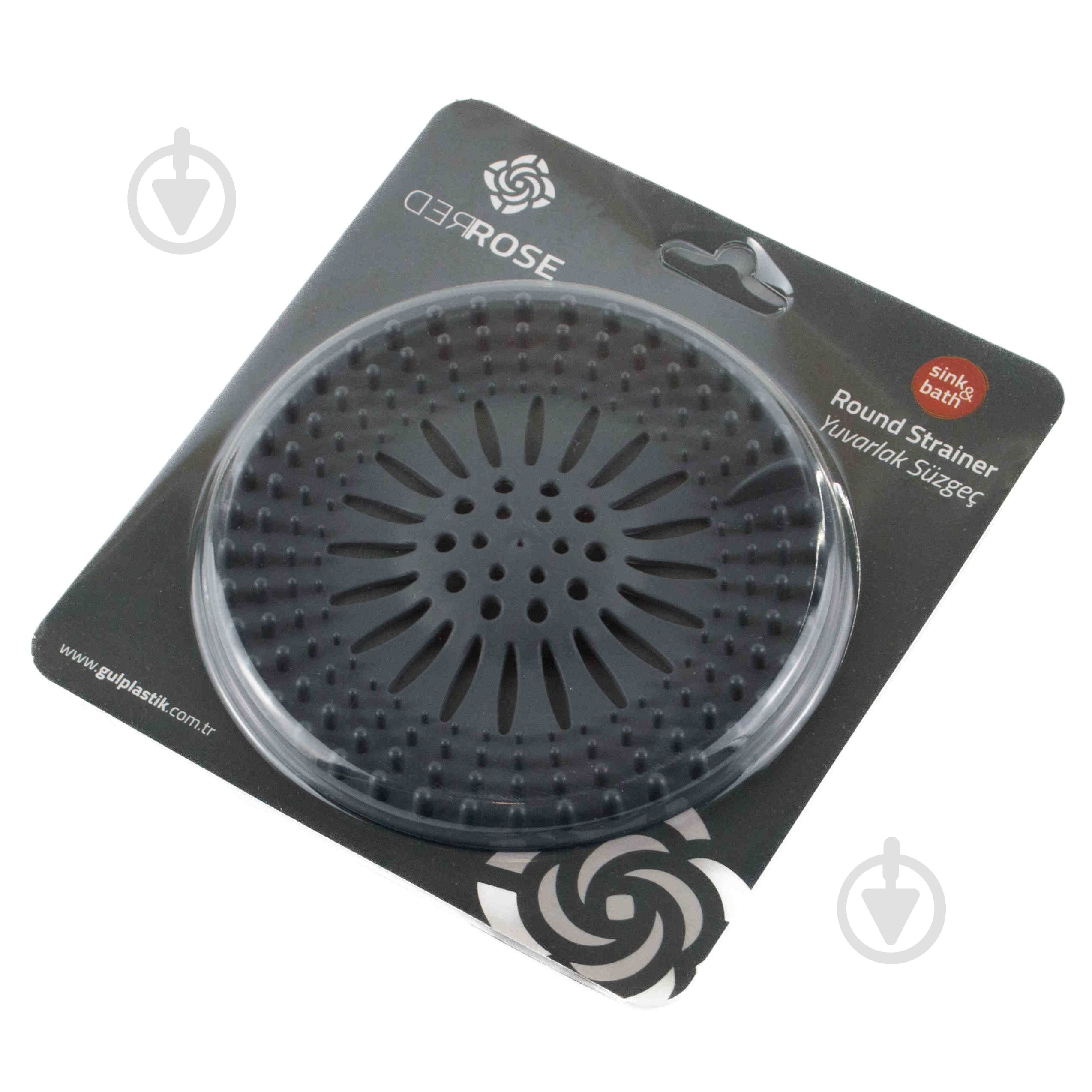 Сетка в мойку REDROSE фильтр для раковины и ванны круглый d-13см серый - фото 1 Сетка в мойку REDROSE фильтр для раковины и ванны круглый d-13см серый - фото 1