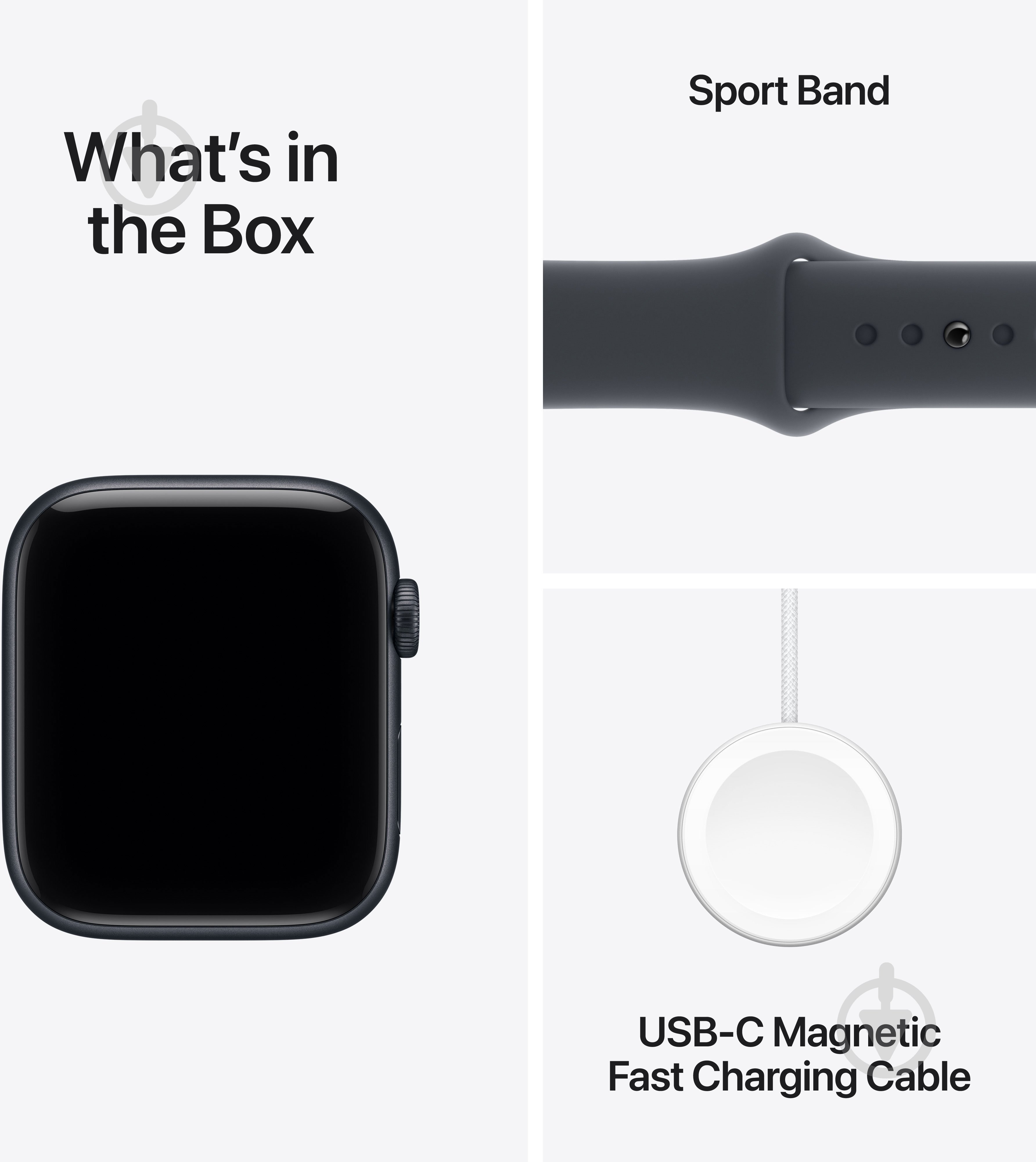 Смарт-годинник Apple Watch SE 3 GPS 44mm Midnight Aluminium Case with Midnight Sport Band - M/L (MEHQ4RK/A) - фото 8