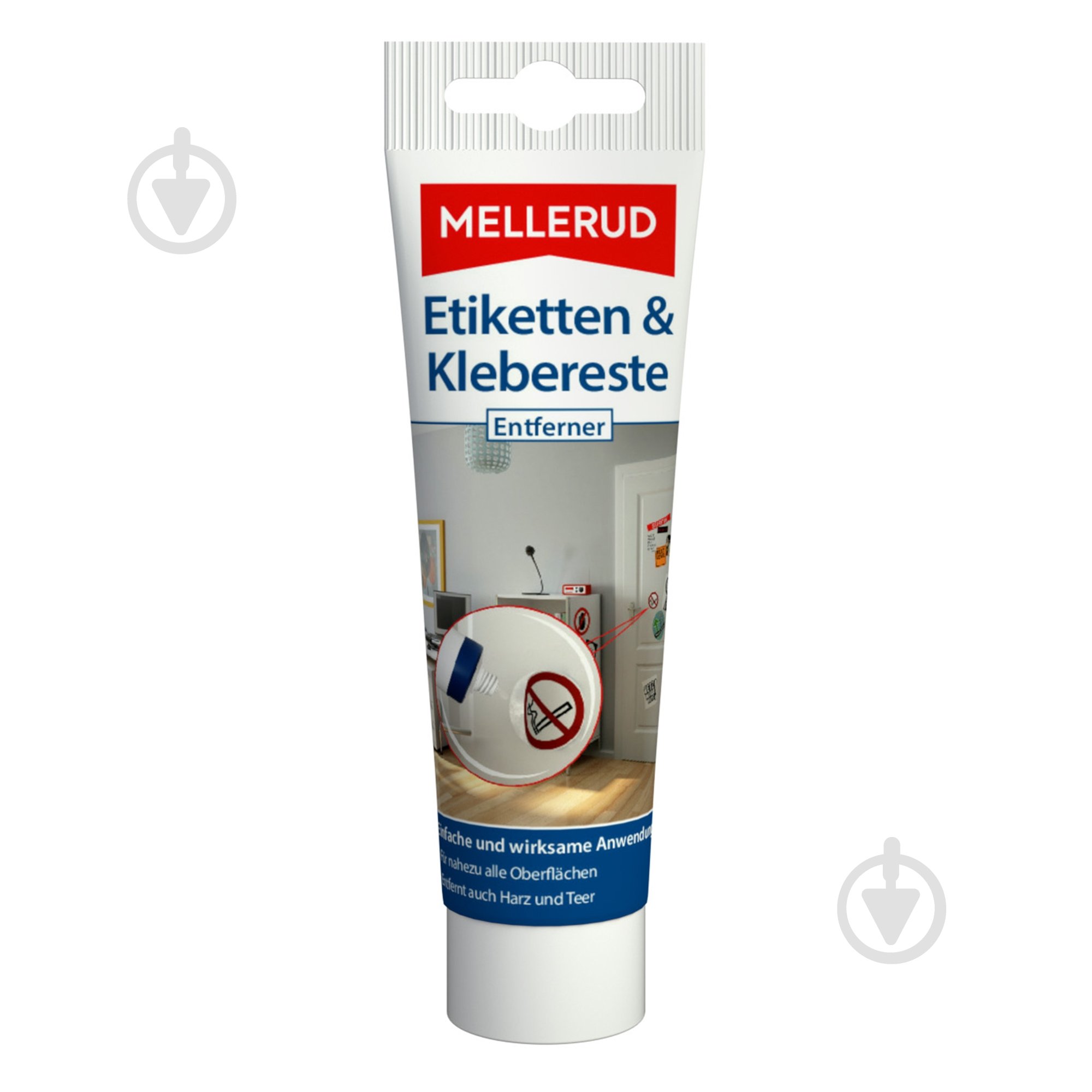 Засіб універсальний MELLERUD для видалення залишків наліпок і клею, жувальної гумки, маркерів 75 мл - фото 1 Засіб універсальний MELLERUD для видалення залишків наліпок і клею, жувальної гумки, маркерів 75 мл - фото 1