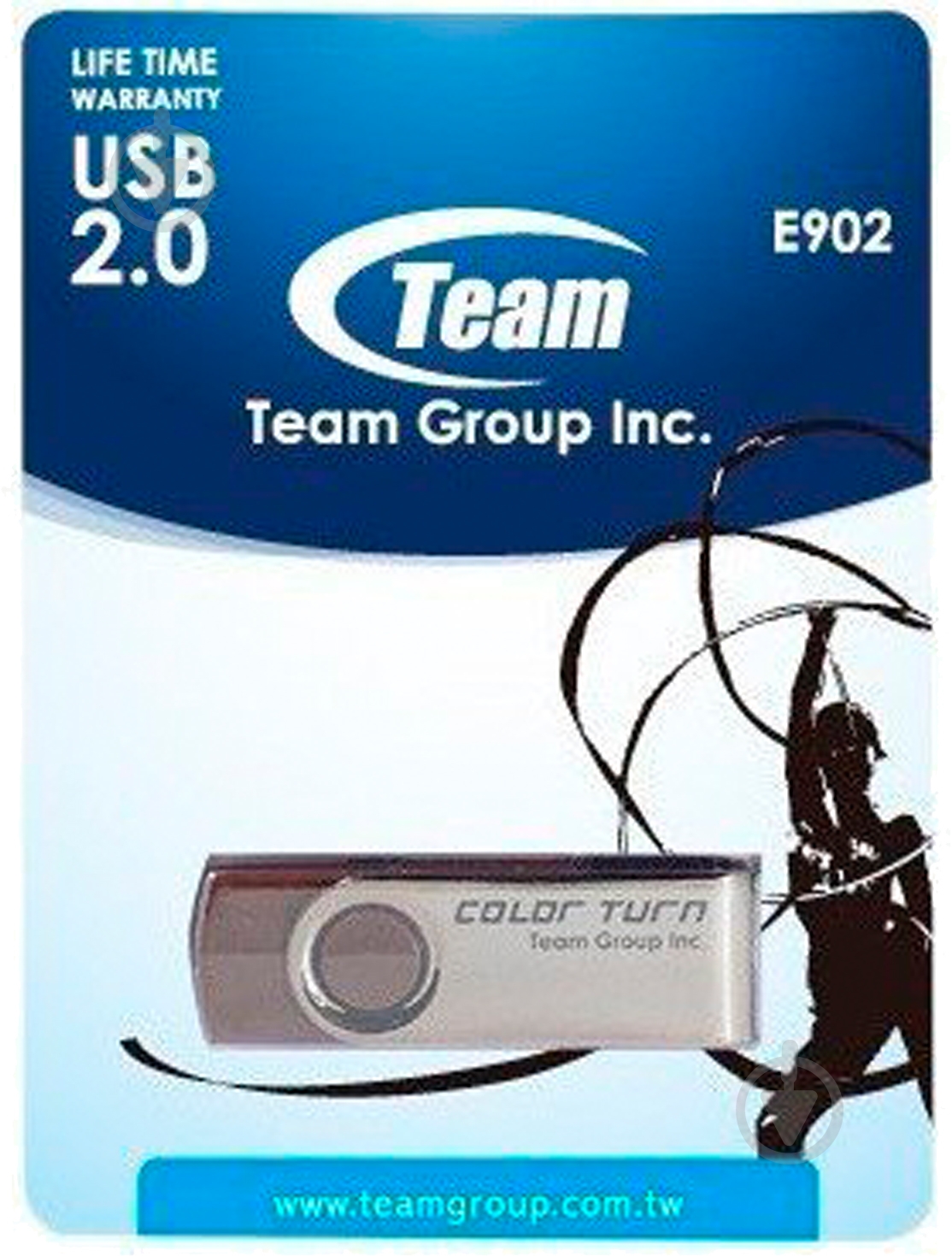 Флеш-память USB Team E902 8 ГБ USB 2.0 brown (TE9028GN01) - фото 5
