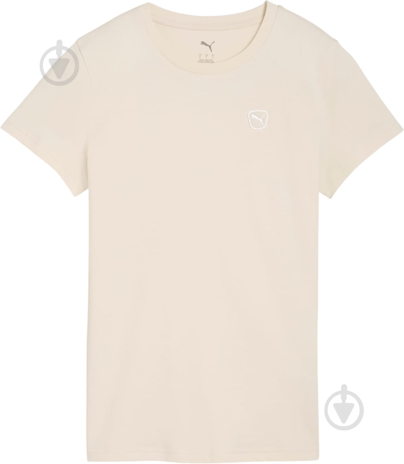 Футболка Puma ESS ELEVATED TEE 69185587 р.M бежевый - фото 1