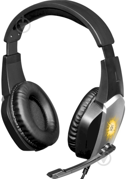 Гарнітура ігрова Defender X-Skull black/grey (64585) - фото 4 Гарнітура ігрова Defender X-Skull black/grey (64585) - фото 4