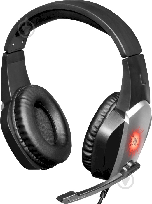 Гарнітура ігрова Defender X-Skull black/grey (64585) - фото 2 Гарнітура ігрова Defender X-Skull black/grey (64585) - фото 2