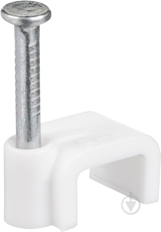 Скоба плоская UP! (Underprice) 10 мм 50 шт. белый - фото 1 Скоба плоская UP! (Underprice) 10 мм 50 шт. белый - фото 1