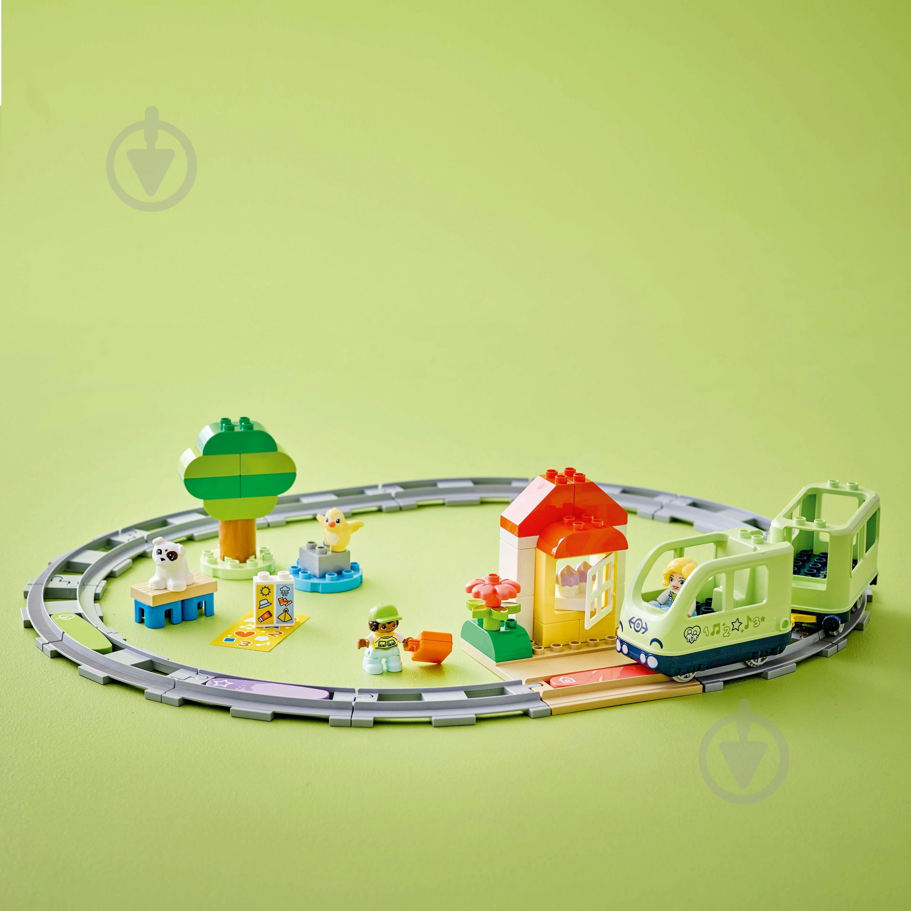 Конструктор LEGO DUPLO Інтерактивний пригодницький потяг 10427 - фото 12 Конструктор LEGO DUPLO Інтерактивний пригодницький потяг 10427 - фото 12