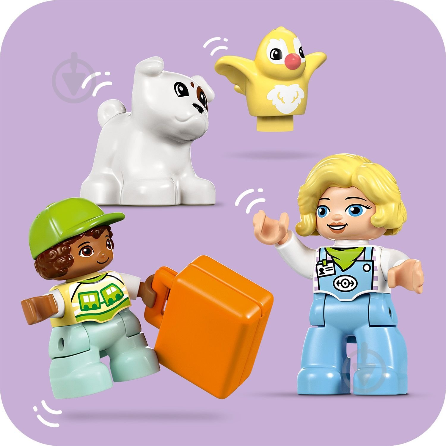 Конструктор LEGO DUPLO Інтерактивний пригодницький потяг 10427 - фото 14 Конструктор LEGO DUPLO Інтерактивний пригодницький потяг 10427 - фото 14