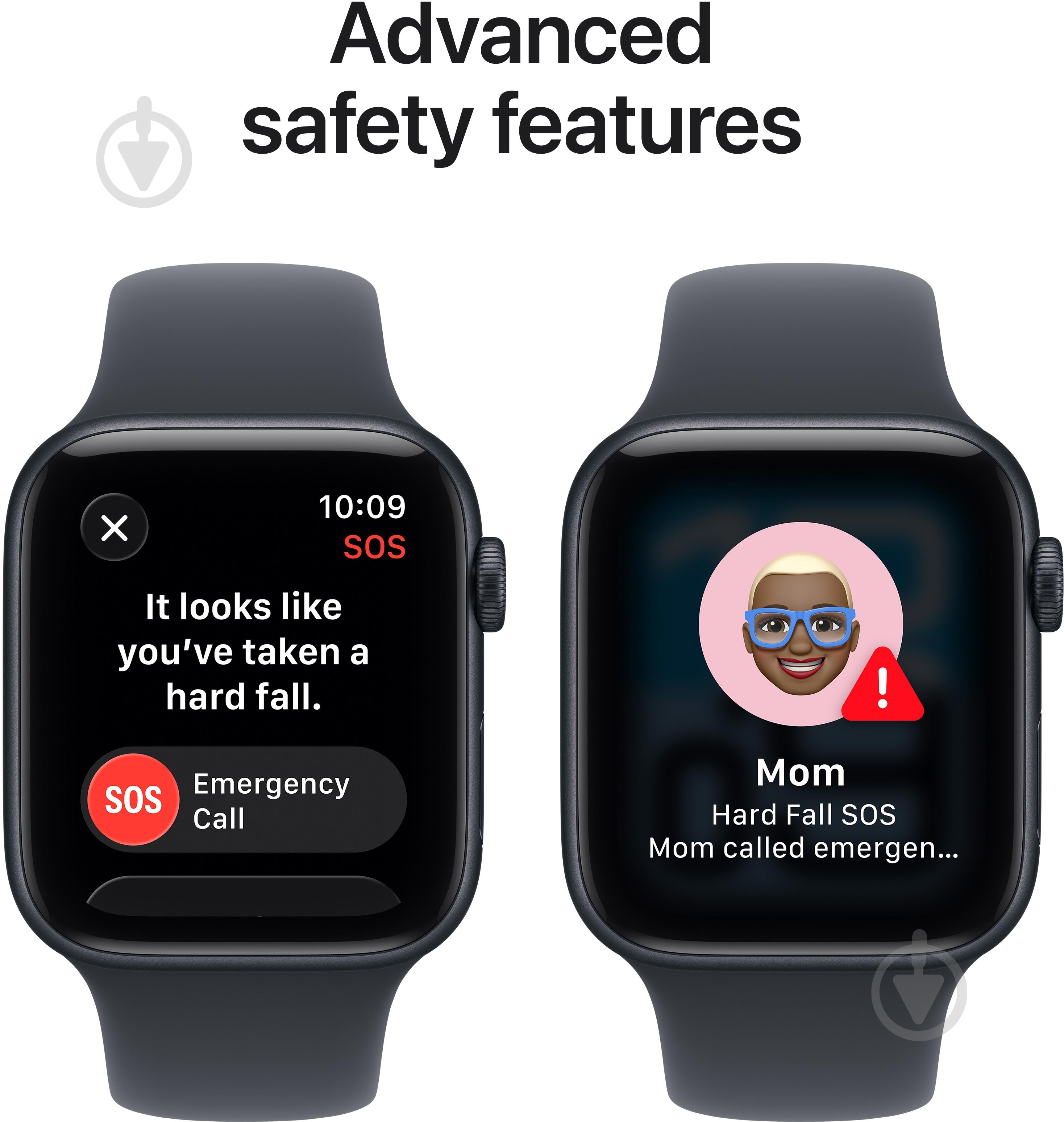 Смарт-годинник Apple Watch SE 3 GPS + Cellular 44mm Midnight Aluminium Case with Midnight Sport Band - S/M (MEPH4RK/A) - фото 7