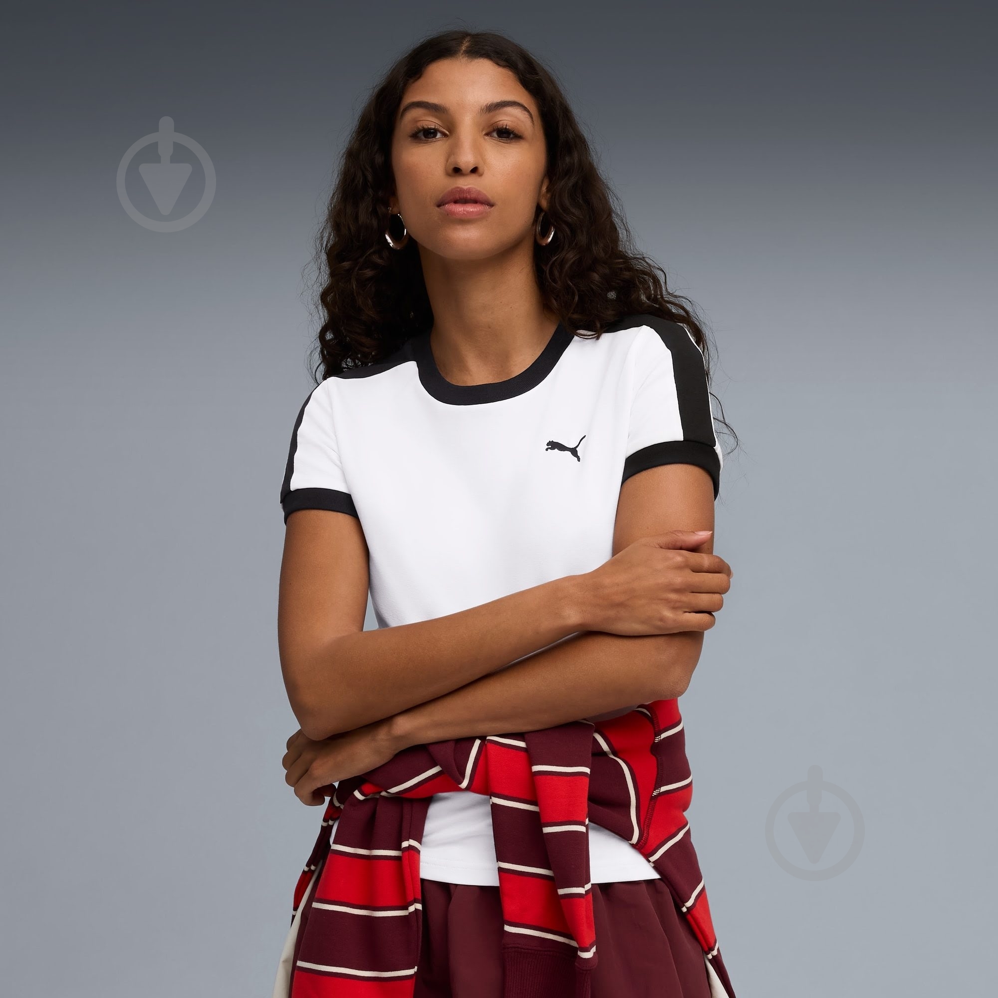 Футболка Puma T7 Slim Tee 63212902 р.M білий - фото 3 Футболка Puma T7 Slim Tee 63212902 р.M білий - фото 3