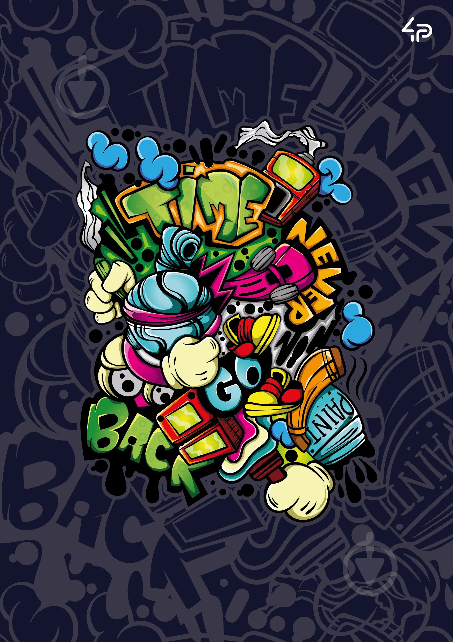 Блокнот для записей Graffiti comics A5 Profiplan - фото 1