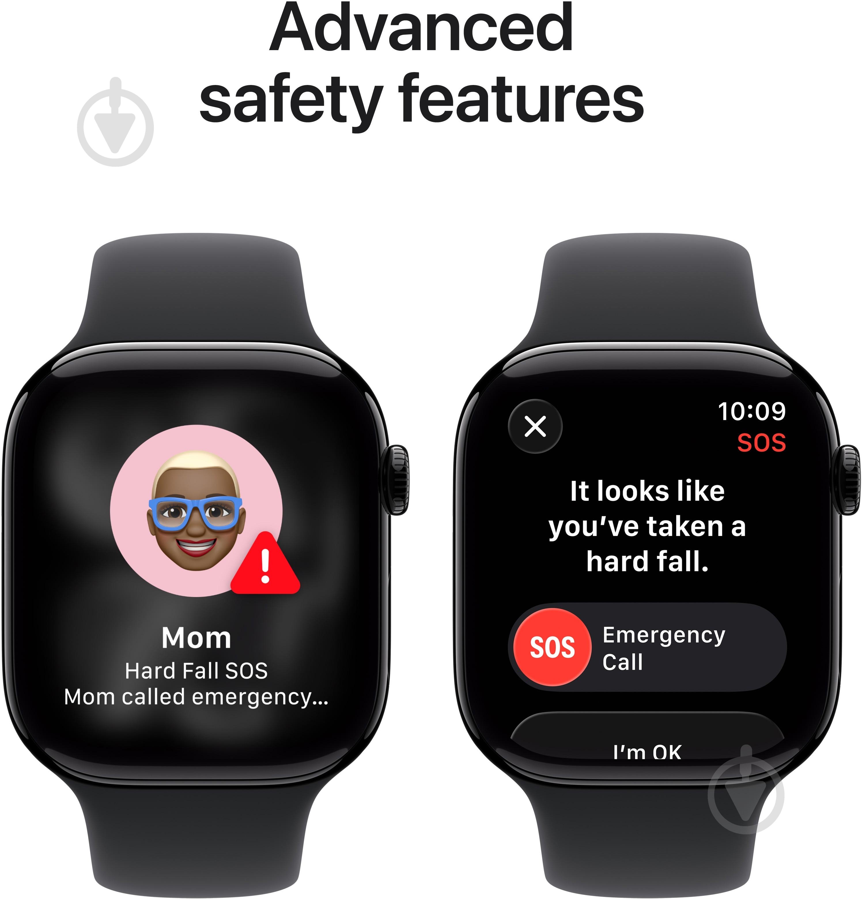 Смарт-годинник Apple Watch Series 11 GPS 46mm Jet Black Aluminium Case with Black Sport Band - S/M (MEUW4RK/A) - фото 6