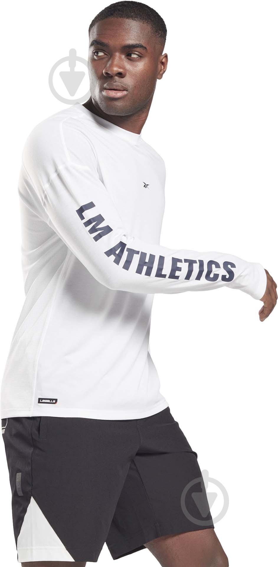Джемпер Reebok LM LS TEE GN5976 р. L белый - фото 2 Джемпер Reebok LM LS TEE GN5976 р. L белый - фото 2