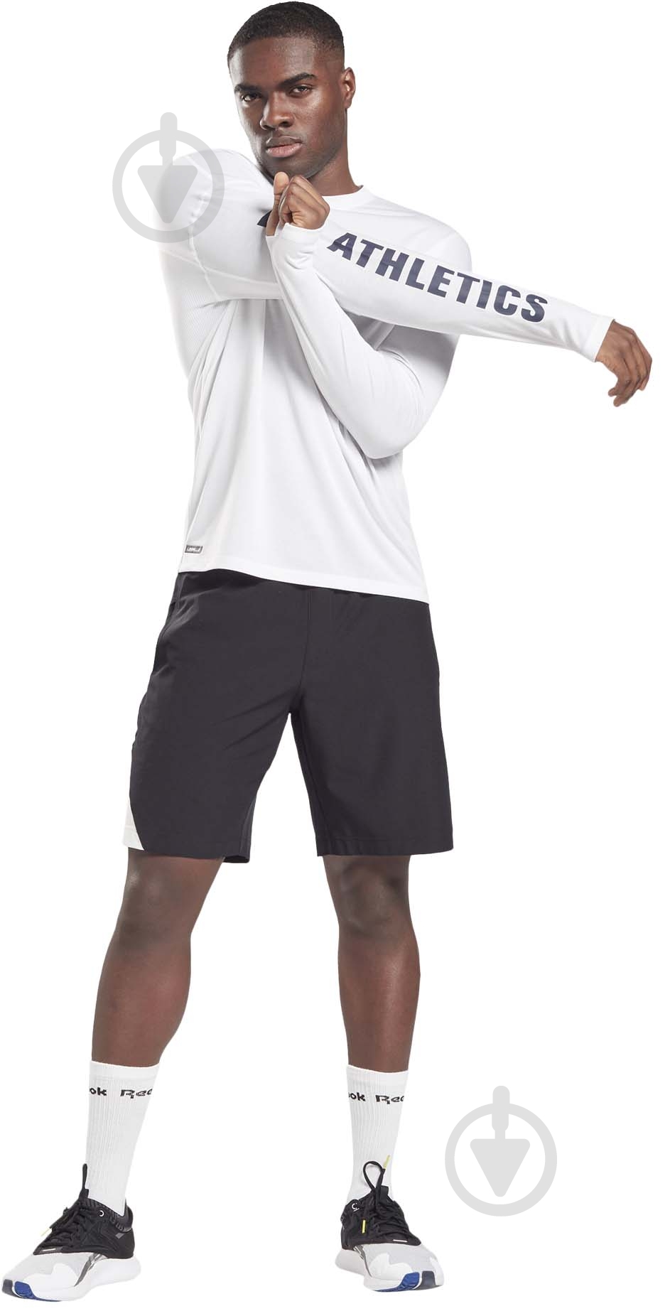 Джемпер Reebok LM LS TEE GN5976 р. L белый - фото 3 Джемпер Reebok LM LS TEE GN5976 р. L белый - фото 3