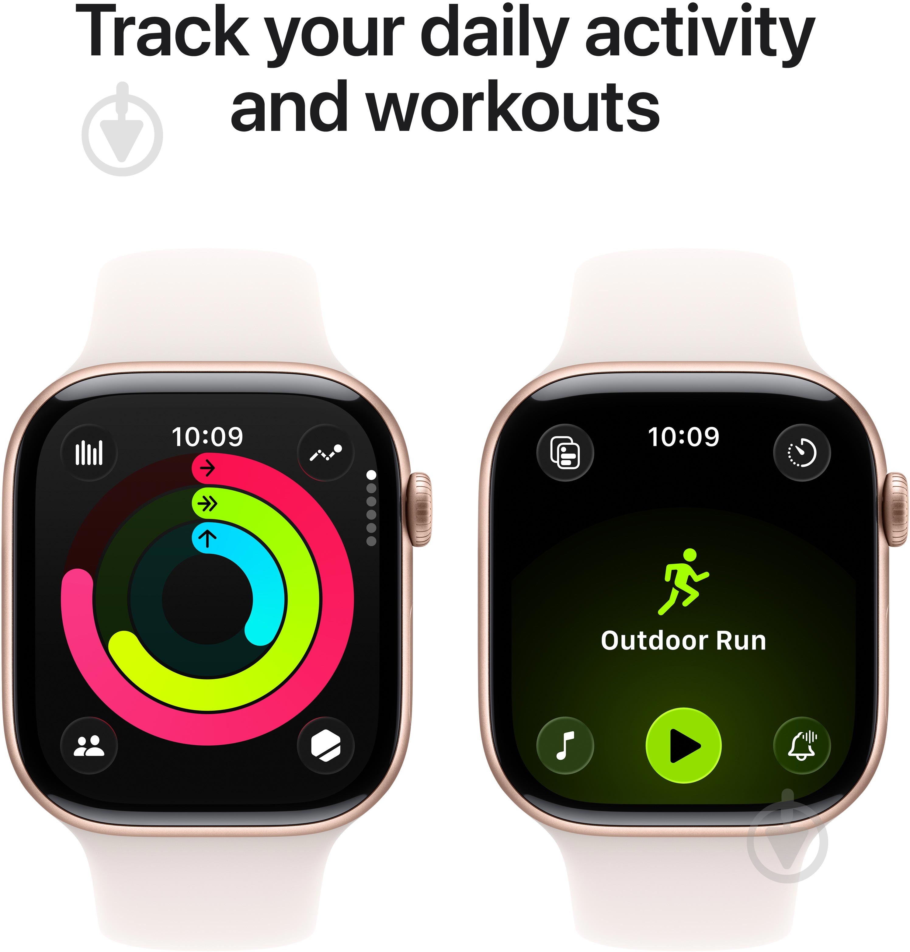 Смарт-годинник Apple Watch Series 11 GPS 46mm Rose Gold Aluminium Case with Light Blush Sport Band - M/L (MEV74RK/A) - фото 4