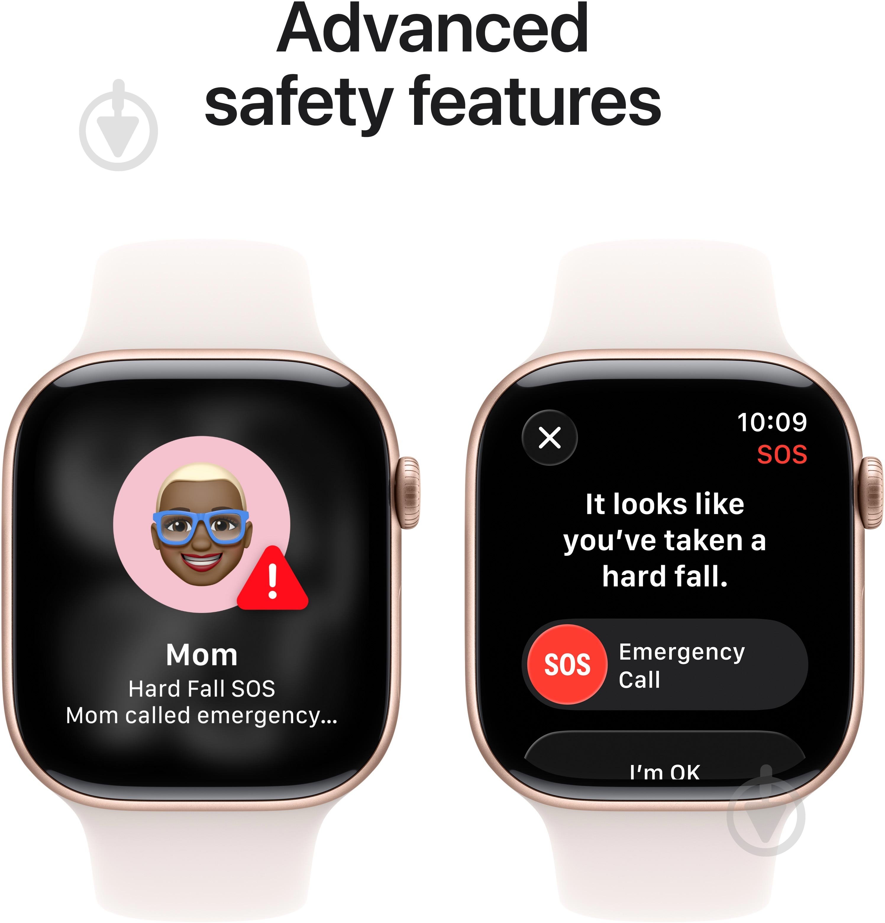 Смарт-годинник Apple Watch Series 11 GPS 46mm Rose Gold Aluminium Case with Light Blush Sport Band - M/L (MEV74RK/A) - фото 6